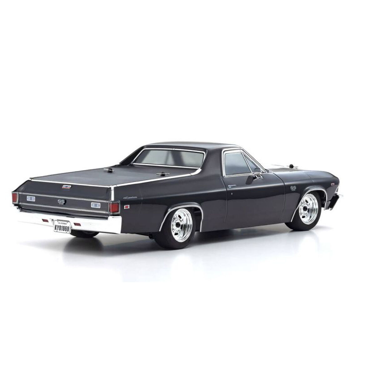 Kyosho 1/10 1969 Chevy El Camino Fazer Mk2 FZ02L Brushed 4x4 On-Road Touring RTR, Tuxedo Black