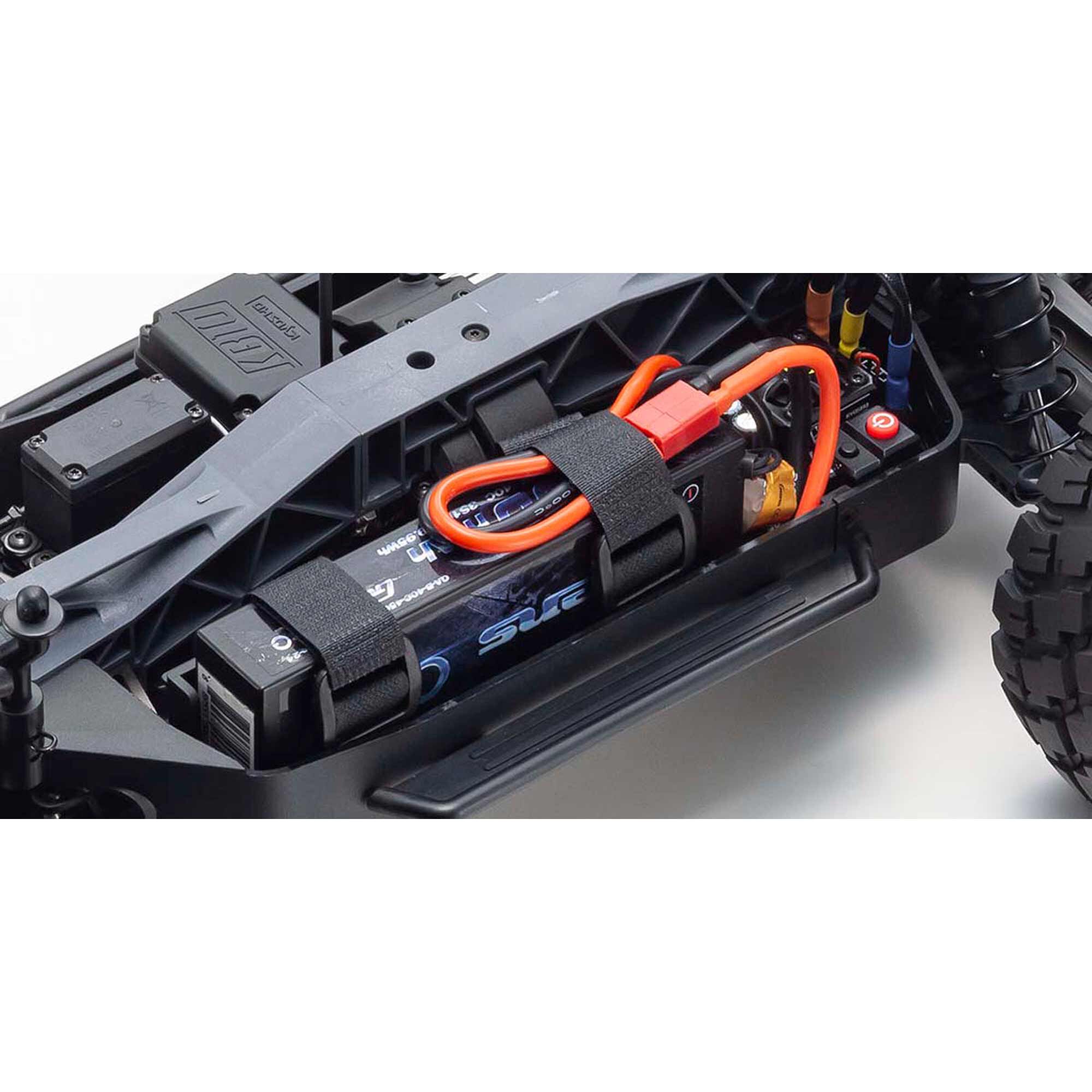 Kyosho 1/10 Mad Wagon VE KB10 4x4 3S Brushless Monster Truck RTR, Black