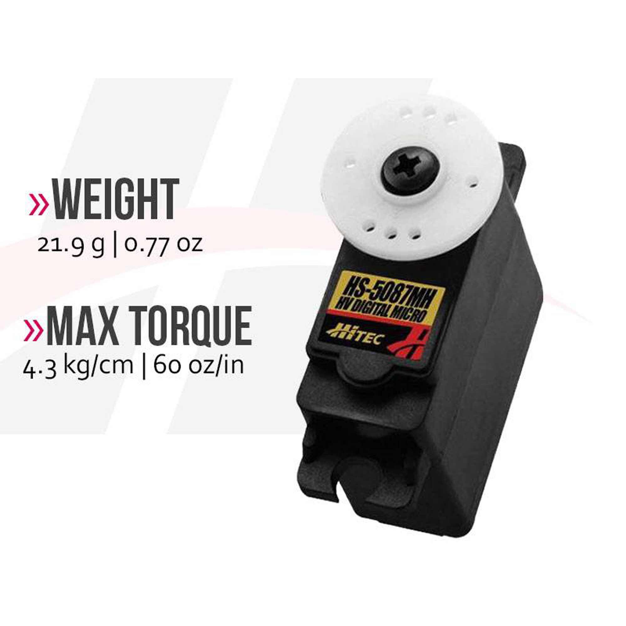 Hitec RCD Inc. HS-5087MH Micro Digital HV Metal Gear Servo