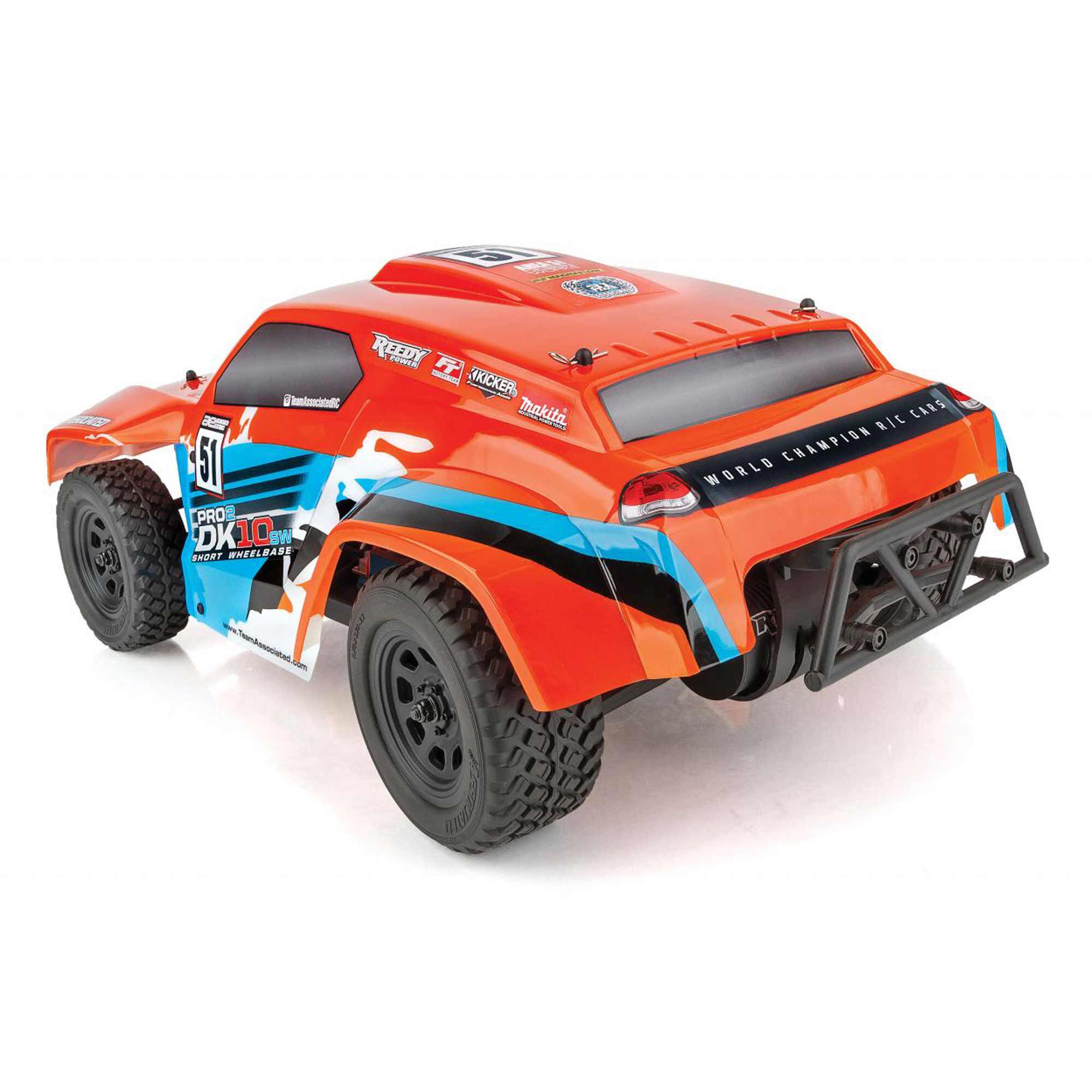 Team Associated 1/10 Pro2 DK10SW 2WD Dakar Buggy RTR, Red/White