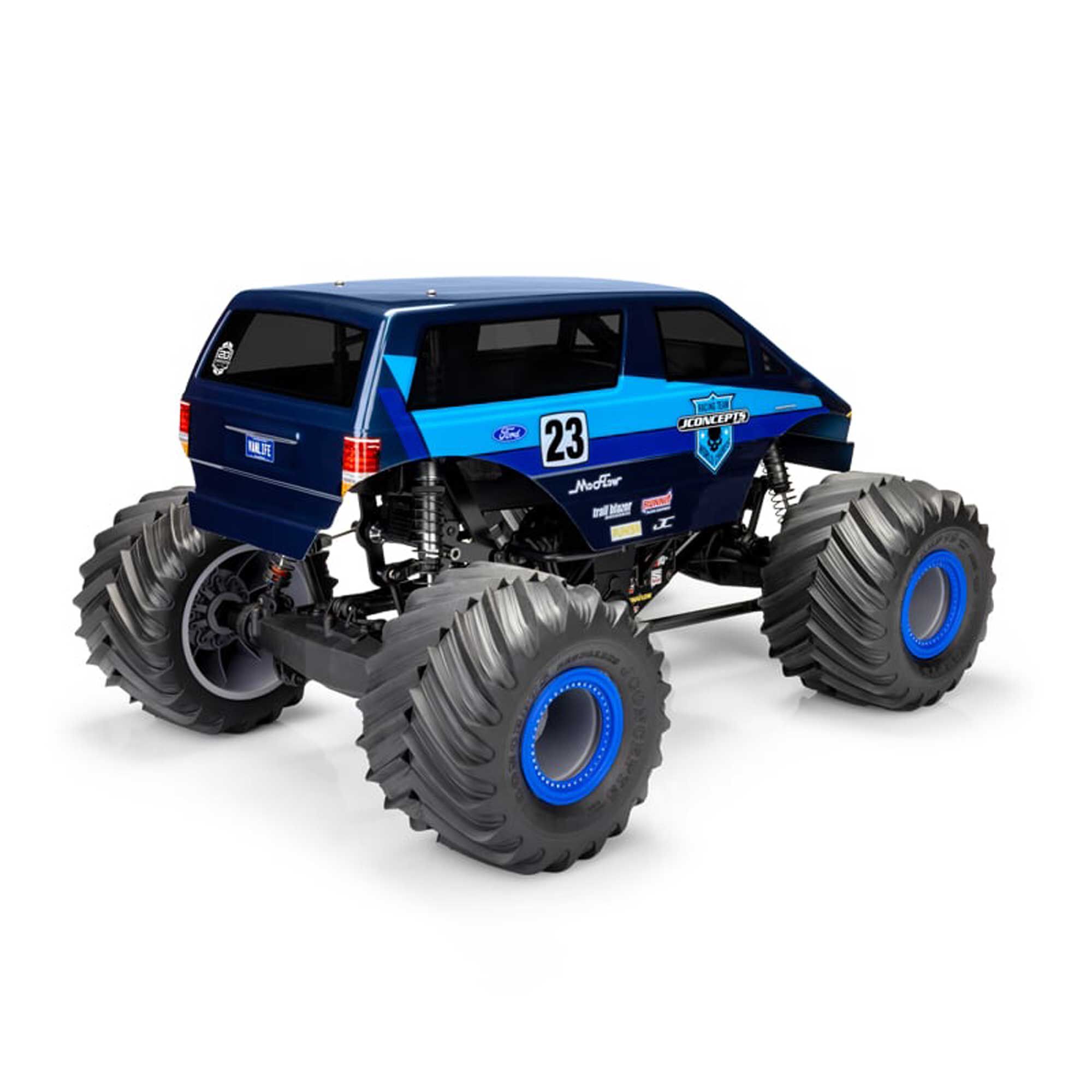JConcepts, Inc. 1/10 1985 Ford Aerostar Monster Truck Polycarbonate Body, 12.5" - 13.0" Wheelbase