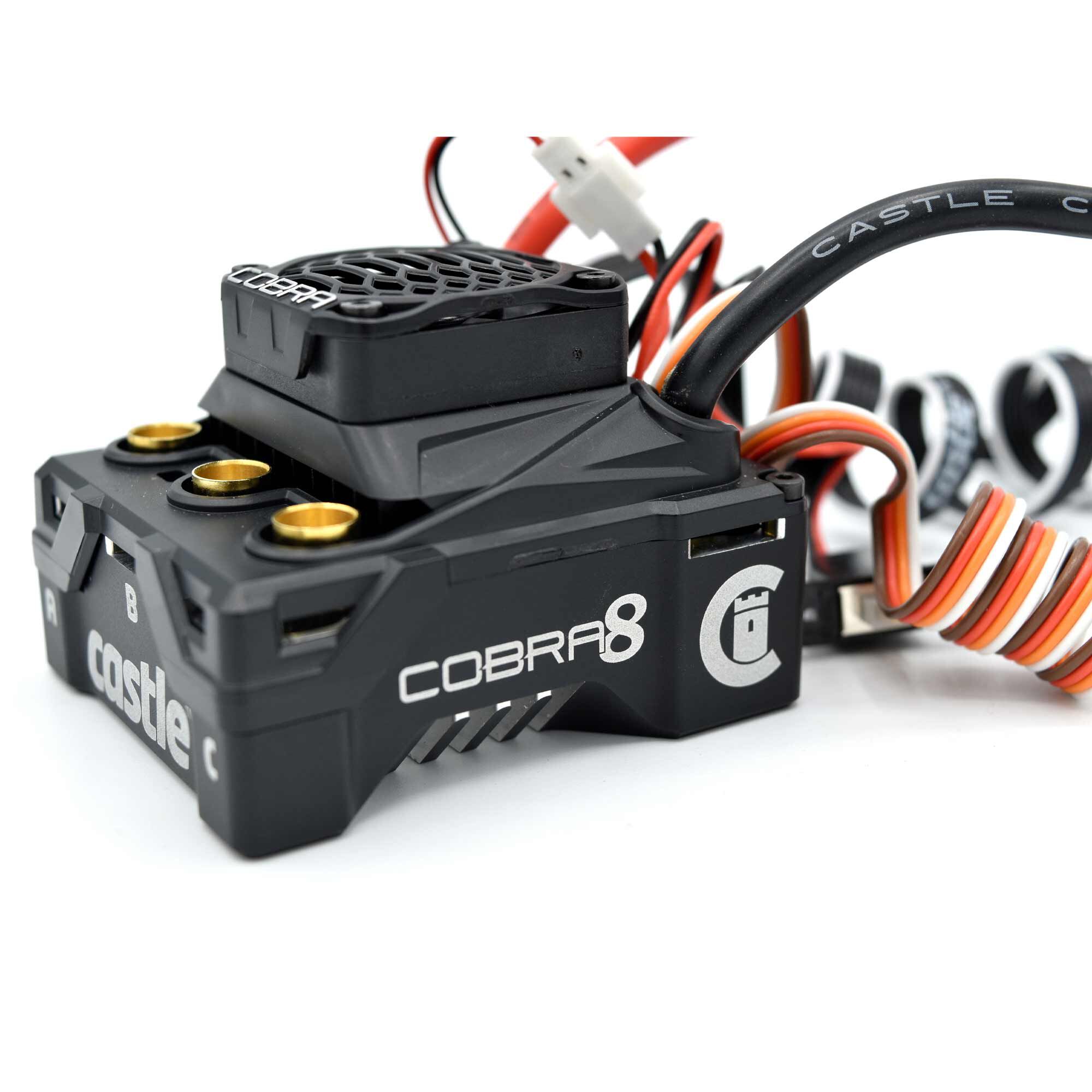 Castle Creations COBRA 8 25.2V ESC with 1515-2200KV V2 Sensored Motor Combo