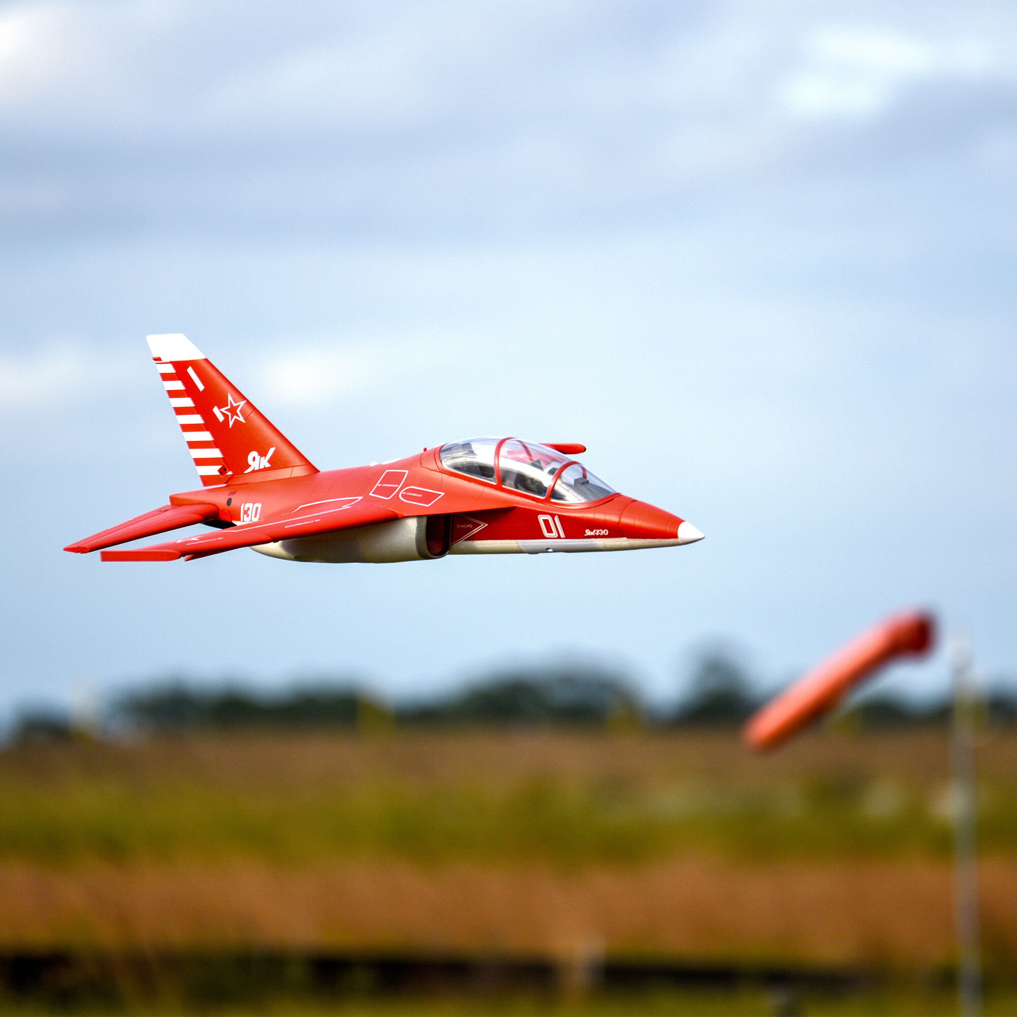 FMS YAK-130 V2 70mm EDF Jet Red PNP