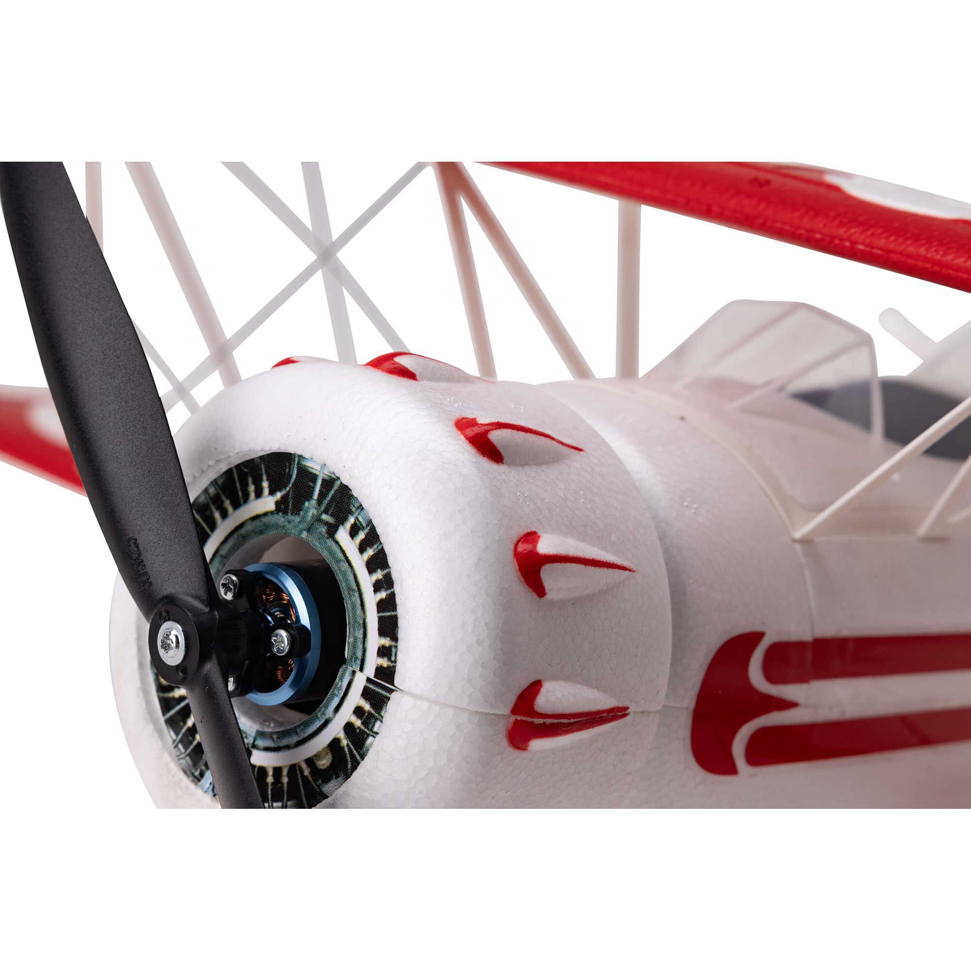 E-flite UMX WACO BNF Basic with AS3X and SAFE Select, White