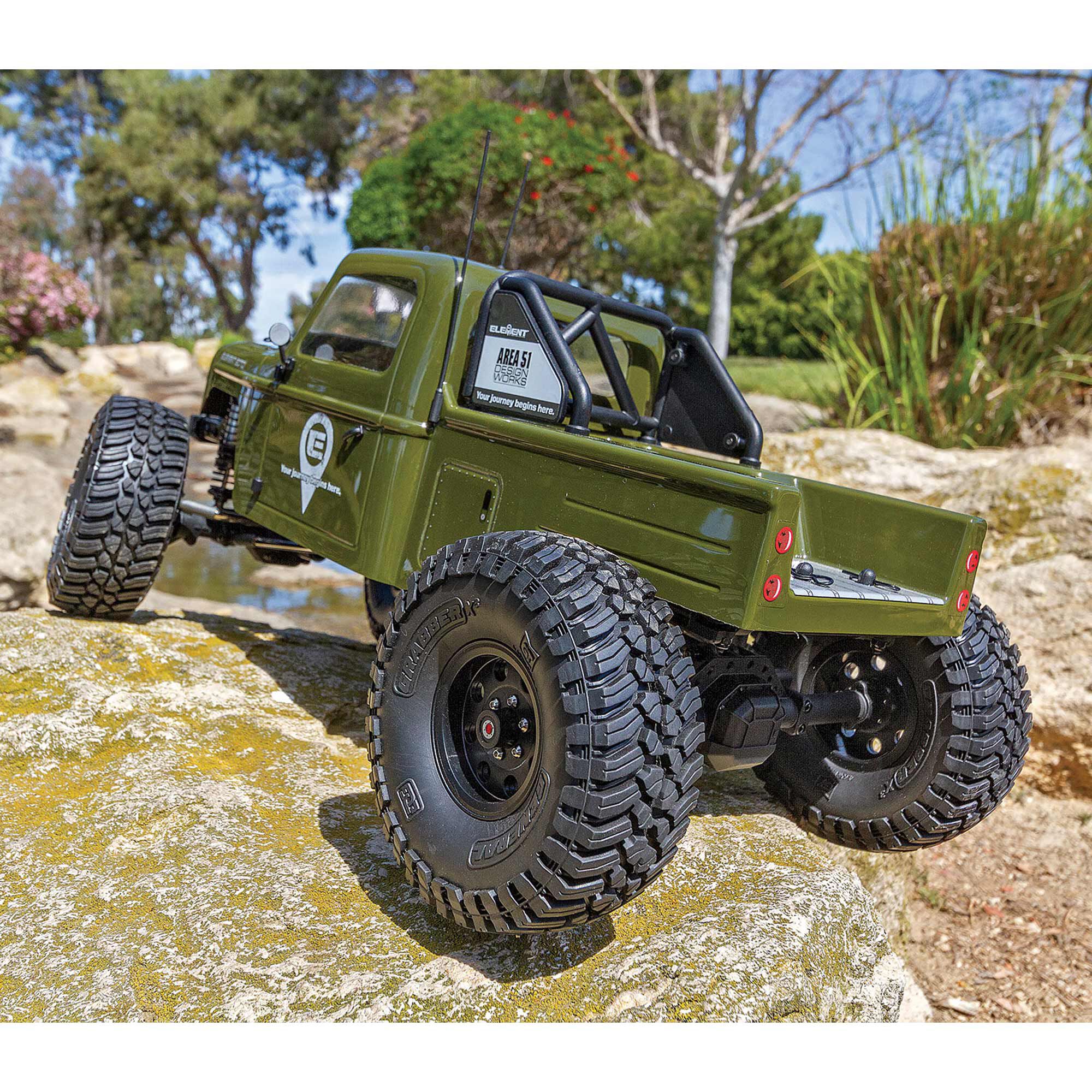 Team Associated 1/10 Enduro Ecto 4X4 Trail Truck RTR, Green