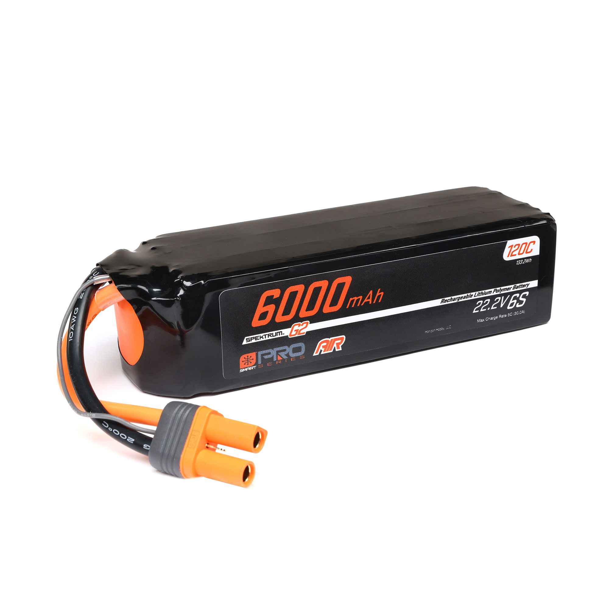 Spektrum Accessories 22.2V 6000mAh 6S 120C Smart G2 Pro Air LiPo Battery: IC5