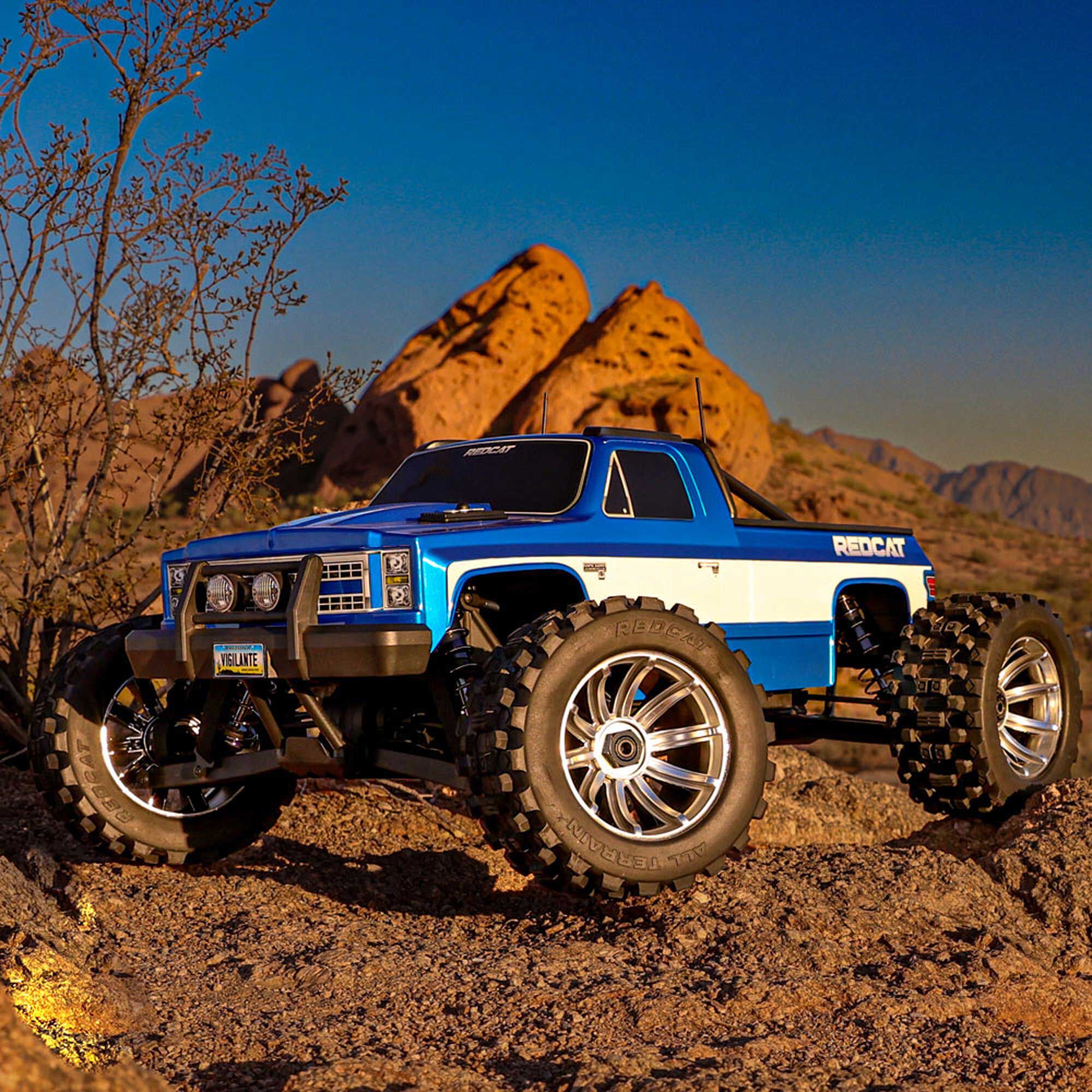 Redcat Racing 1/5 Vigilante 4x4 8S Brushless Electric Monster Truck RTR, Blue