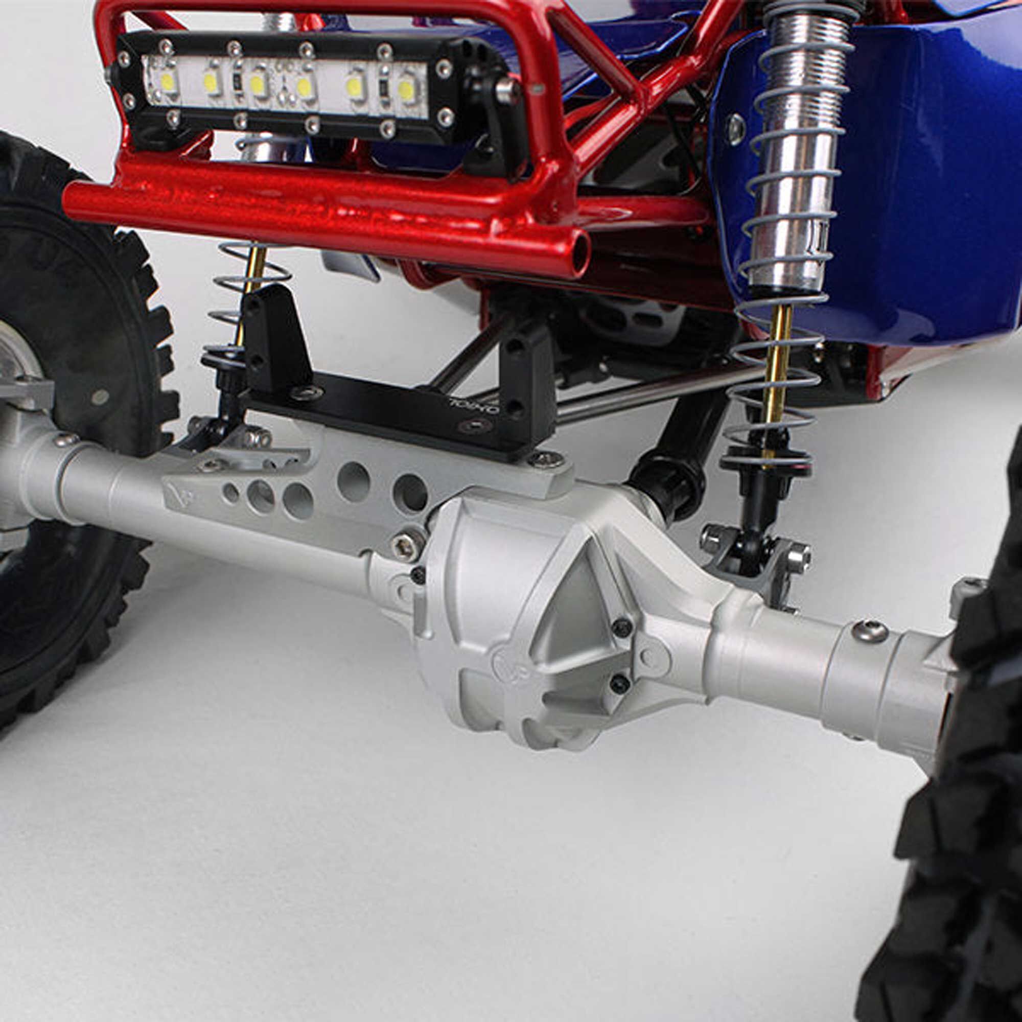 Vanquish Products Axle V2, Grey Anodized: Axial Wraith / Yeti
