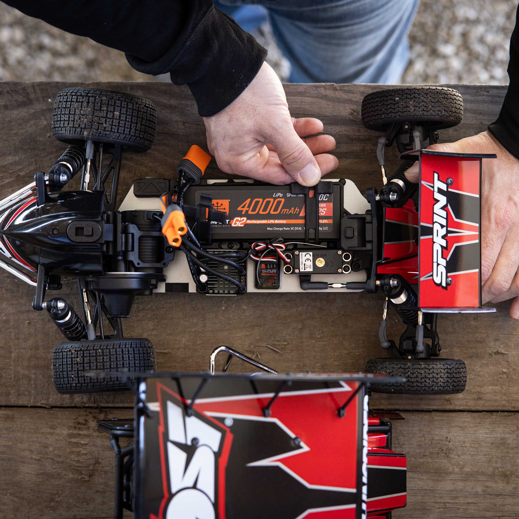 Losi 1/10 22S Sprint 2WD Brushless RTR (Battery & Charger Included), Red