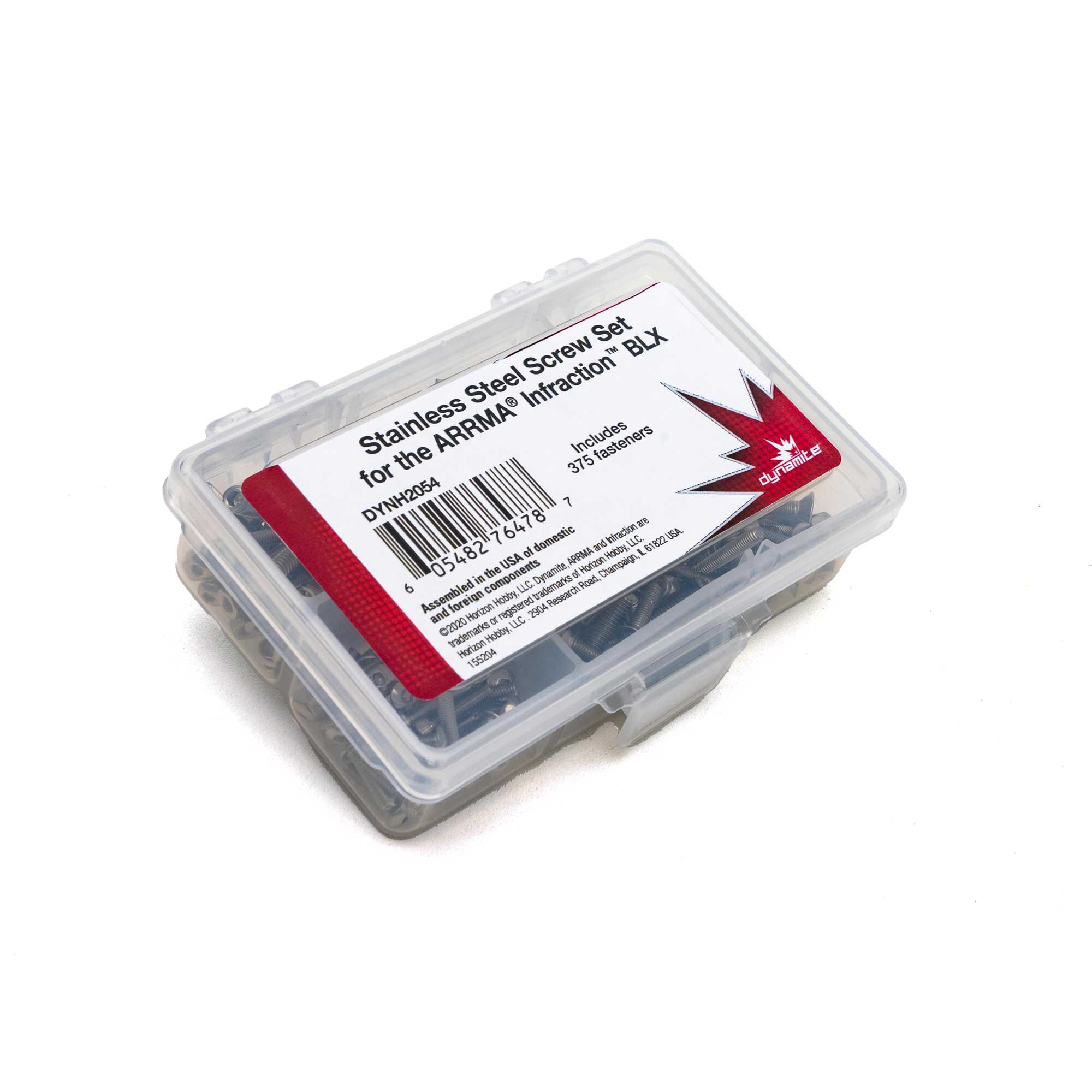 Dynamite Stainless Steel Screw Set: ARRMA INFRACTION BLX