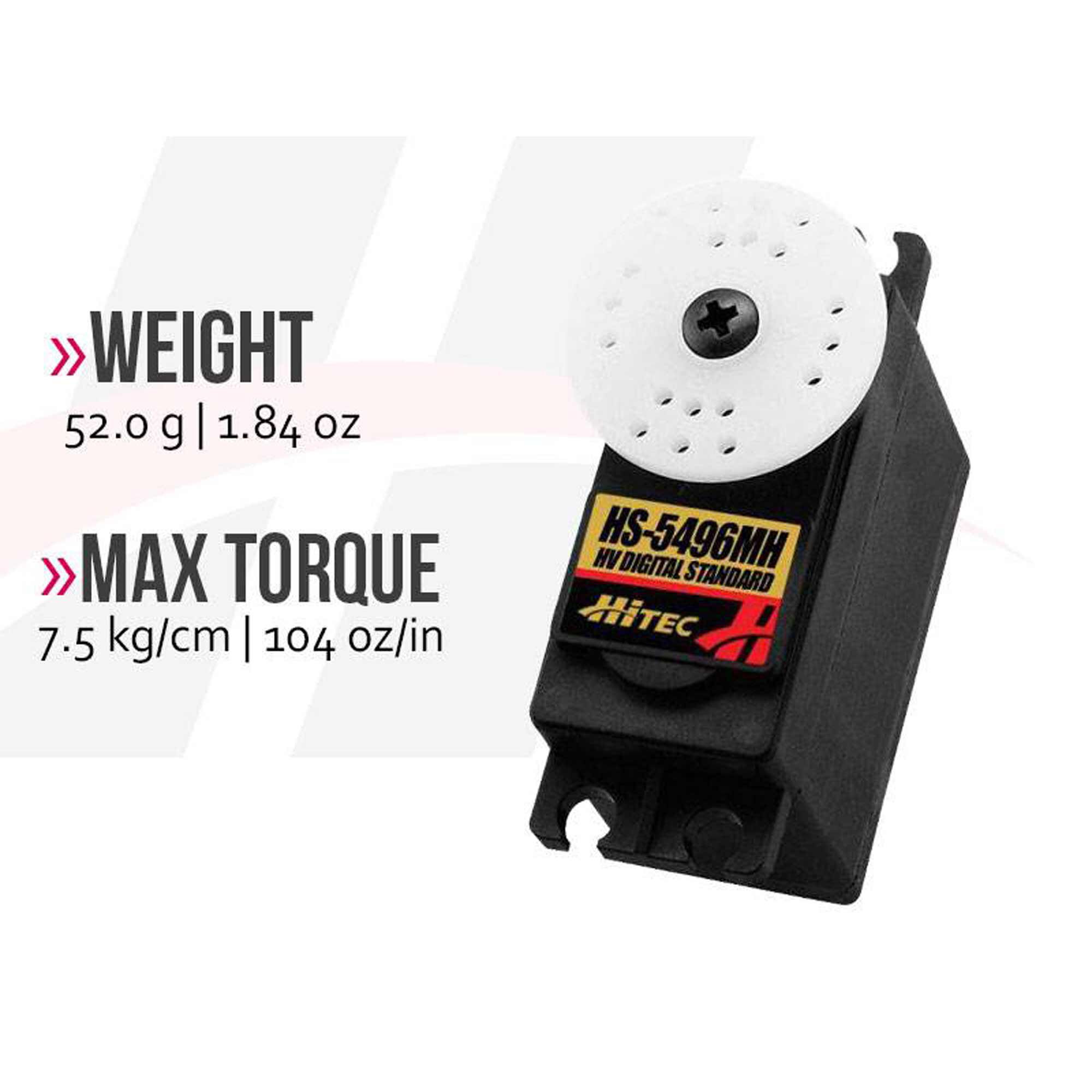 Hitec RCD Inc. HS-5496MH Standard Digital HV Metal Gear Servo