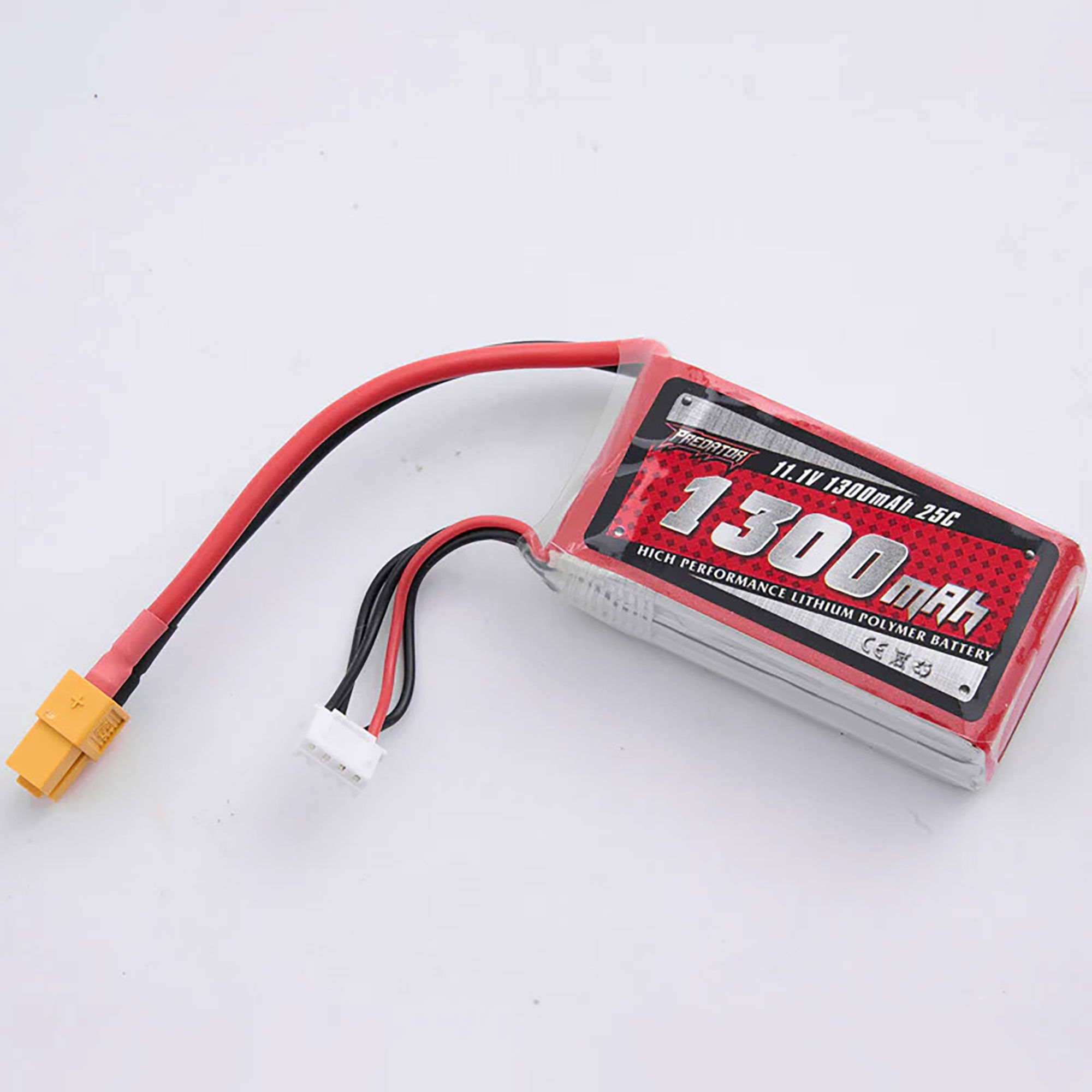 FMS 11.1V 1300mAh 3S 25C LiPo: XT60