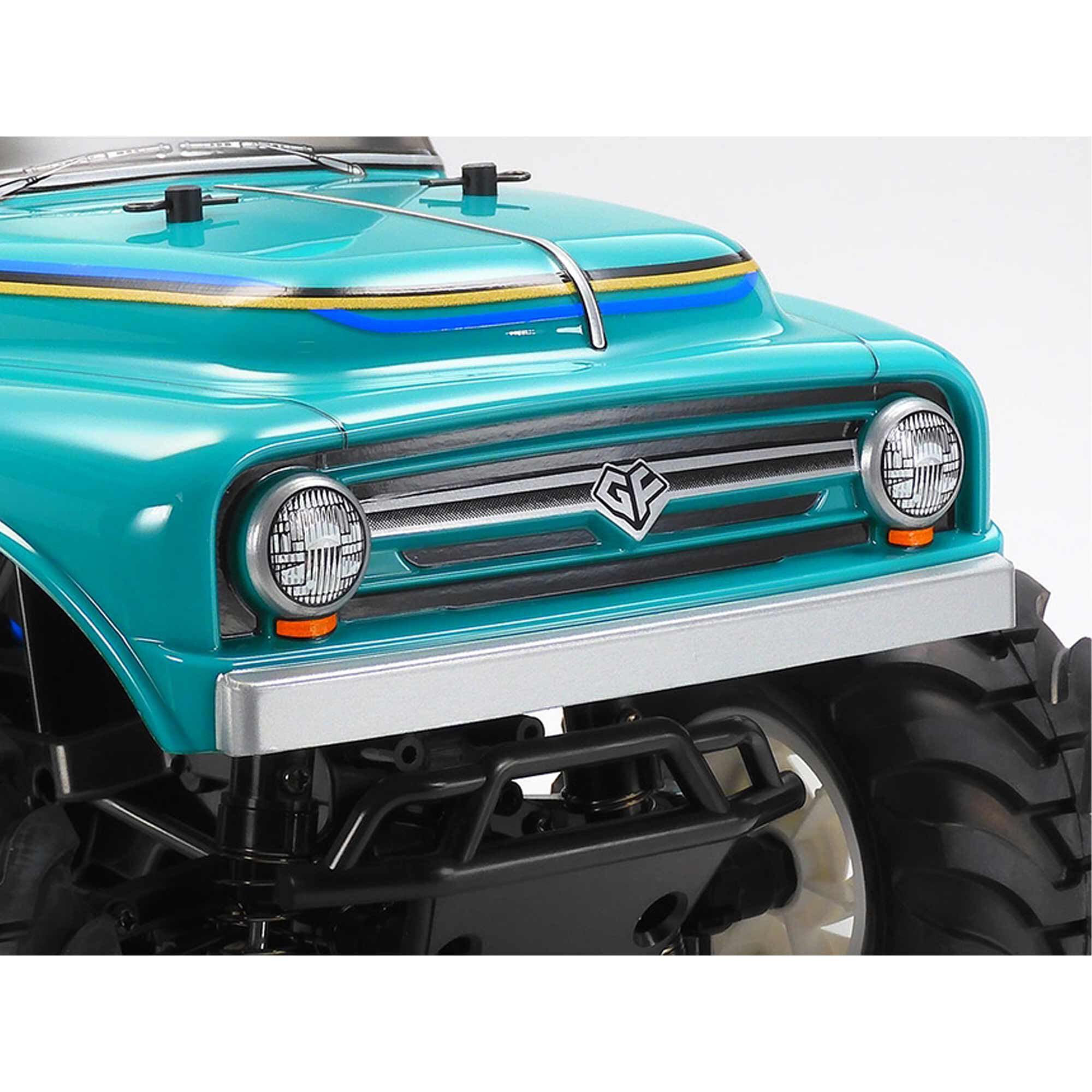 Tamiya 1/10 R/C Squash Van (Green & White Painted Body) (GF-02)