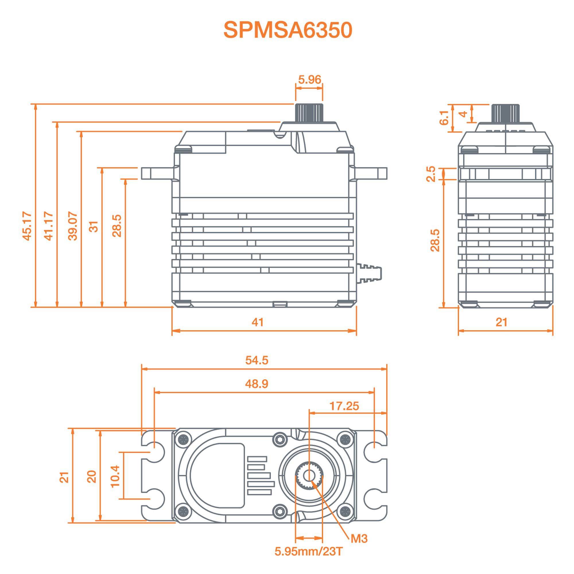 Spektrum A6350 Ultra Torque / High Speed Brushless HV Servo
