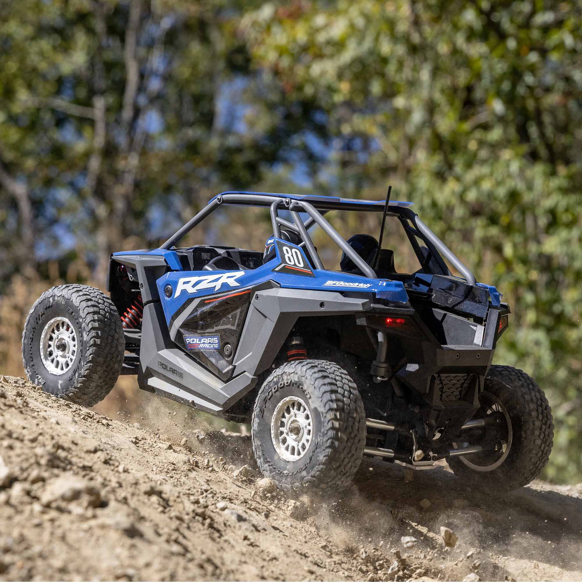 Losi 1/10 RZR Rey Polaris 3S 4X4 RTR Brushless Side by Side, Blue