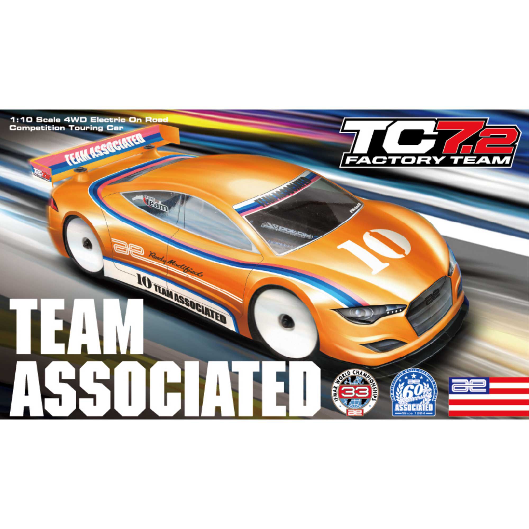 Team Associated 1/10 TC7.2 4x4 Touring Car Factory Team Kit
