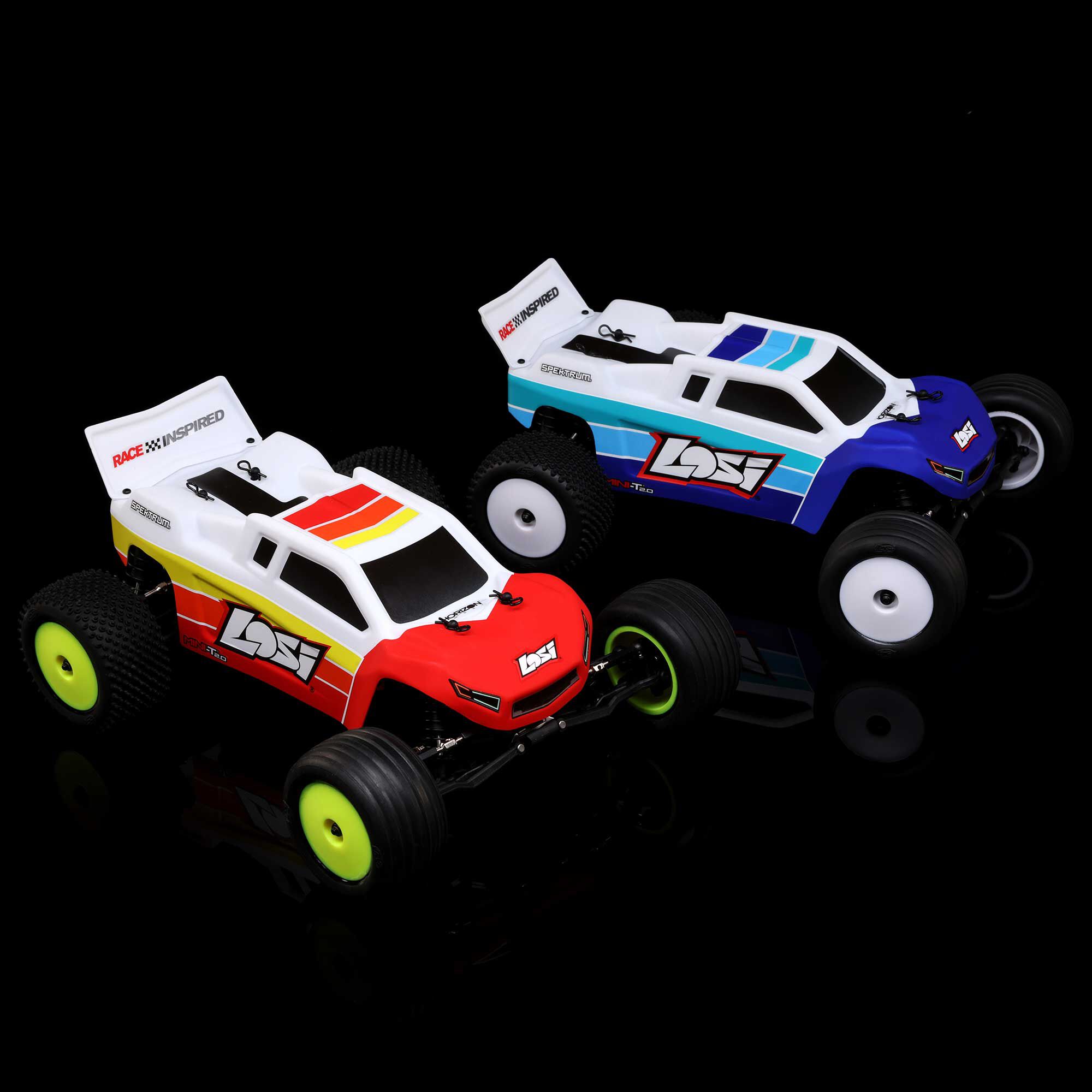 Losi 1/18 Mini-T 2.0 2S 2WD RTR Brushless Stadium Truck (Battery & Charger included) Red