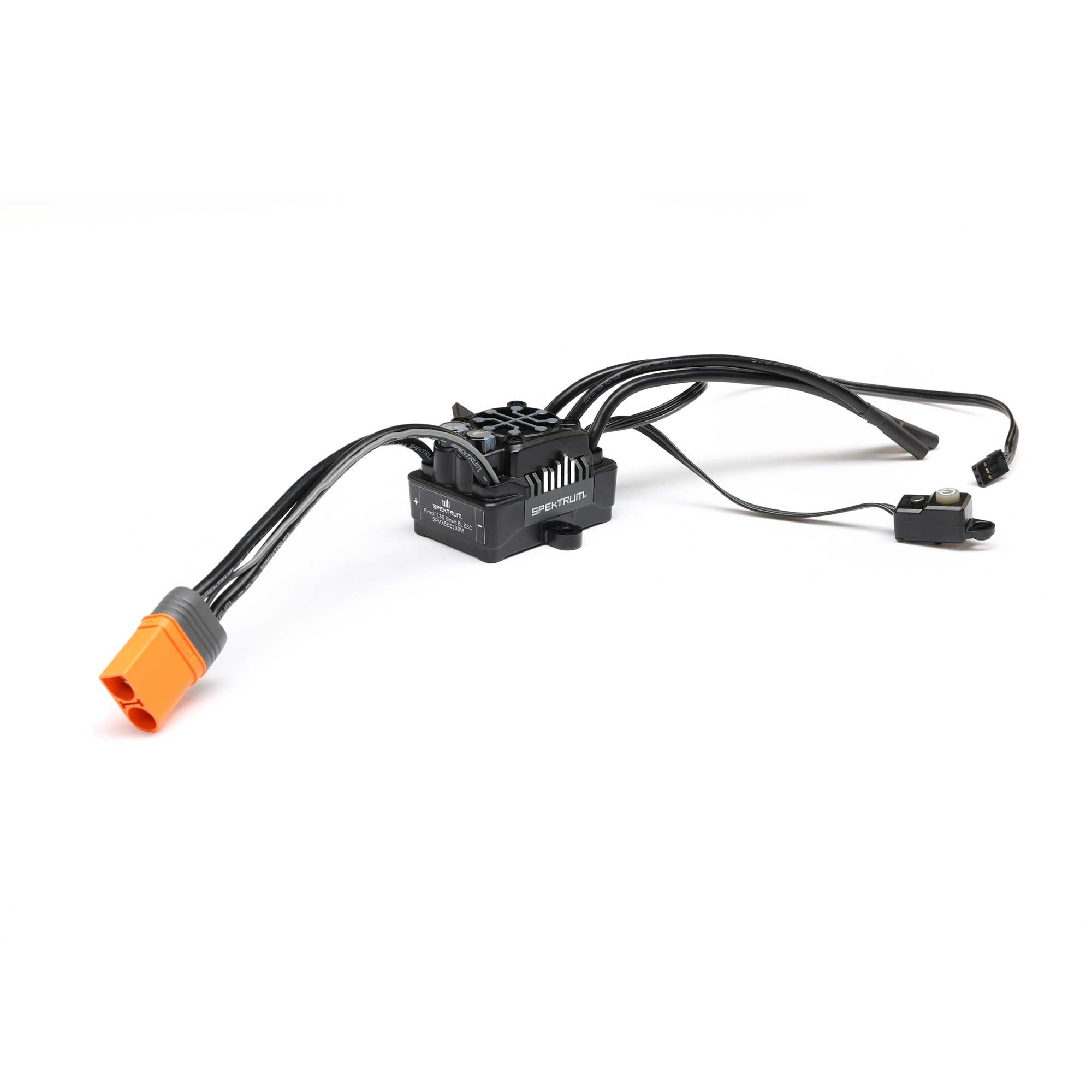 Spektrum Accessories Firma 130A Black Edition Brushless Smart ESC, 2S-4S: LMT 2.0