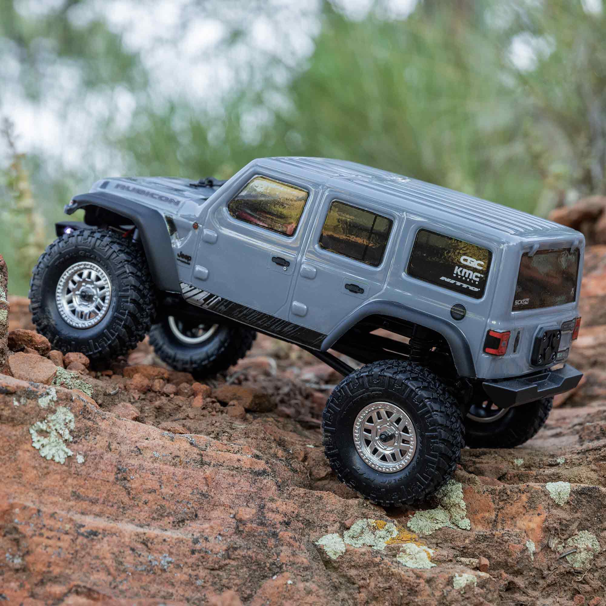 Axial 1/24 SCX24 2019 Jeep Wrangler JLU CRC 4X4 RTR Brushed Rock Crawler (Battery & Charger Included), Gray