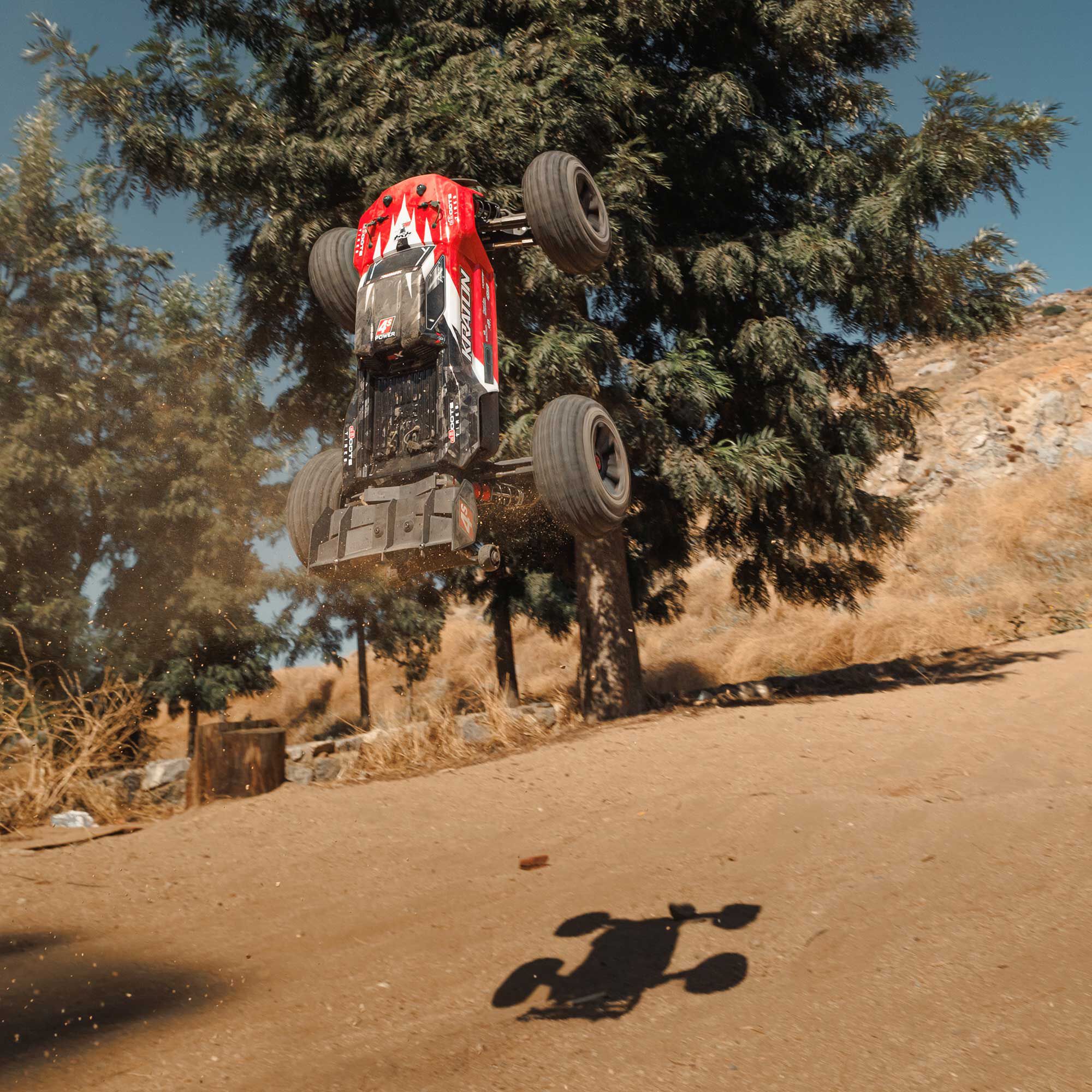 ARRMA 1/10 KRATON 4S 4X4 RTR Brushless Speed Truck, Red