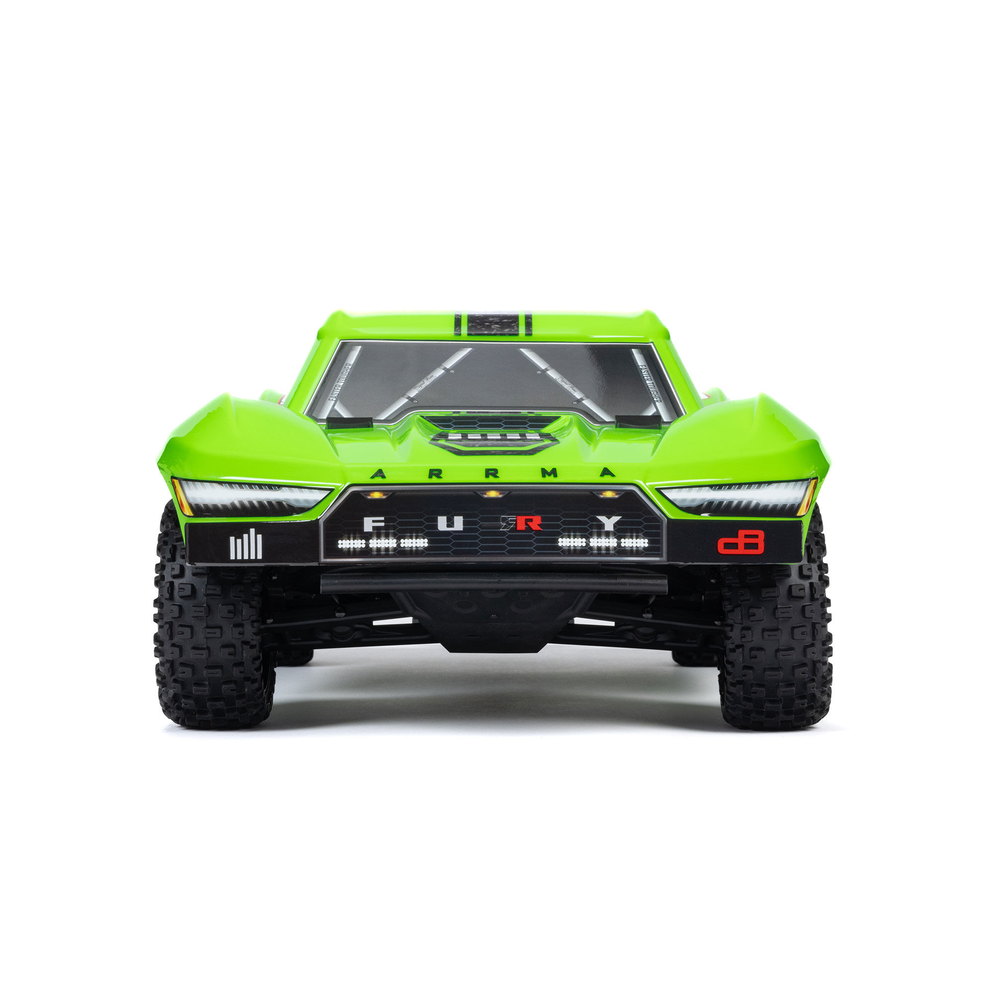 ARRMA 1/10 FURY 2WD RTR Brushed Short Course Truck, Green