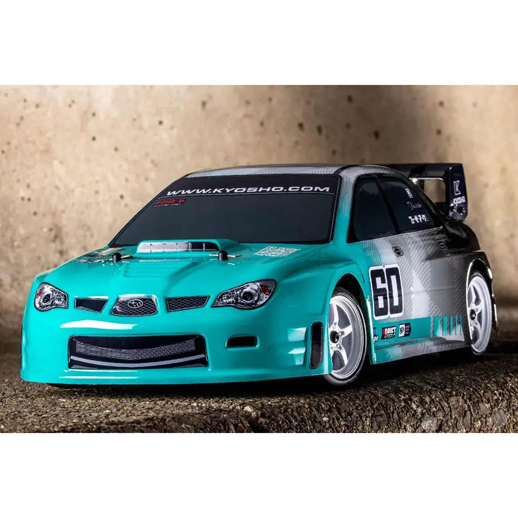 Kyosho 1/10 2006 Subaru Impreza Fazer Mk2 4x4 On-Road Touring RTR, Turquoise