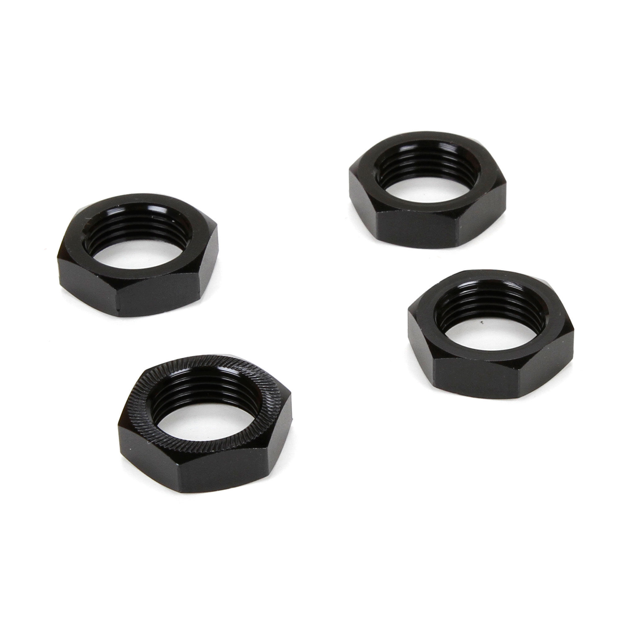 Losi Wheel Nut Black (4): MTXL/DBXL-E/DBXL 2.0