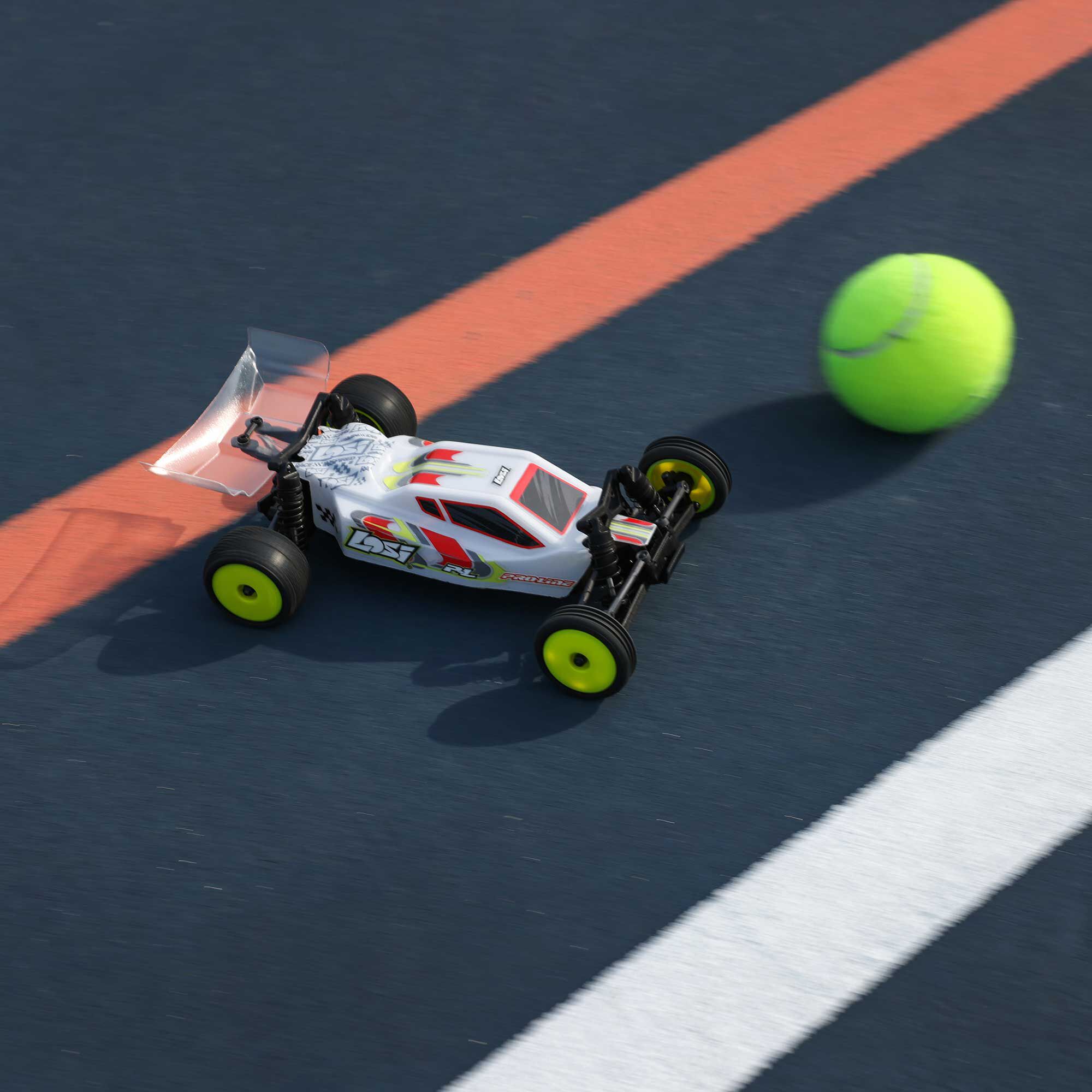 Losi 1/24 Micro-B 2S 2WD RTR Race Buggy (Battery & Charger Included), White