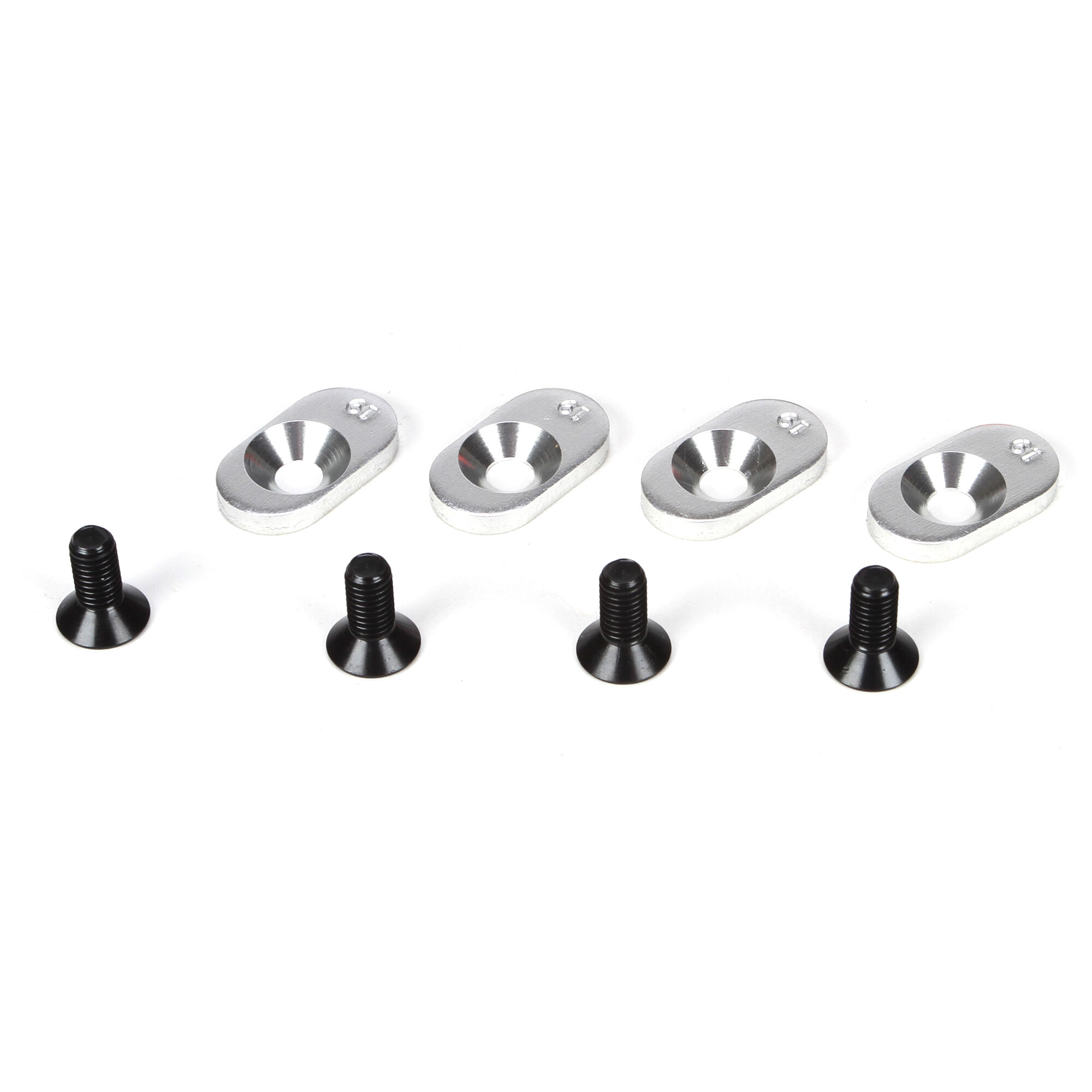 Losi Engine Mount Inserts & Screws, 19T (4): 5IVE-T, MINI WRC