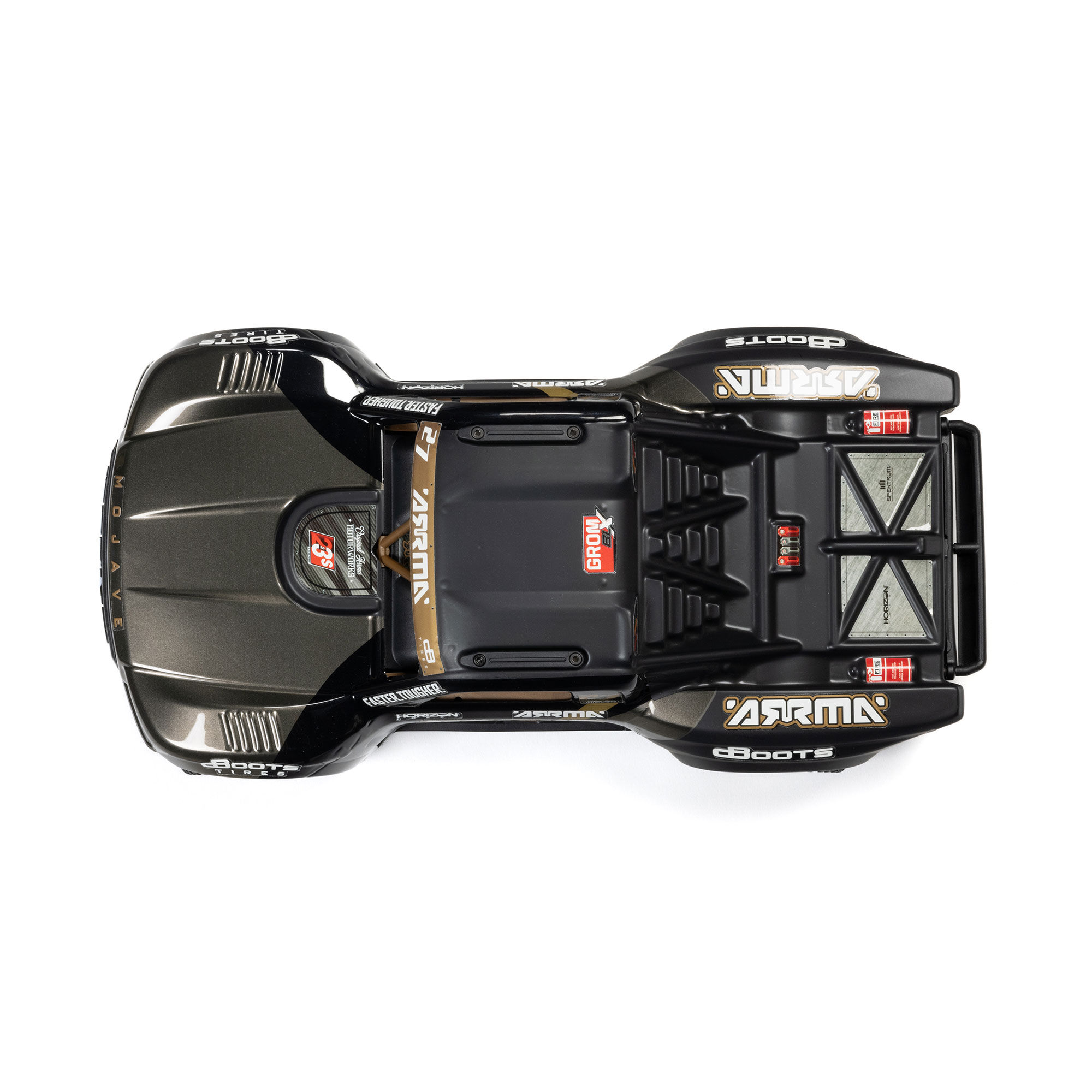 ARRMA 1/16 MOJAVE GROM 223S DSC 4X4 RTR Brushless Desert Truck, Black