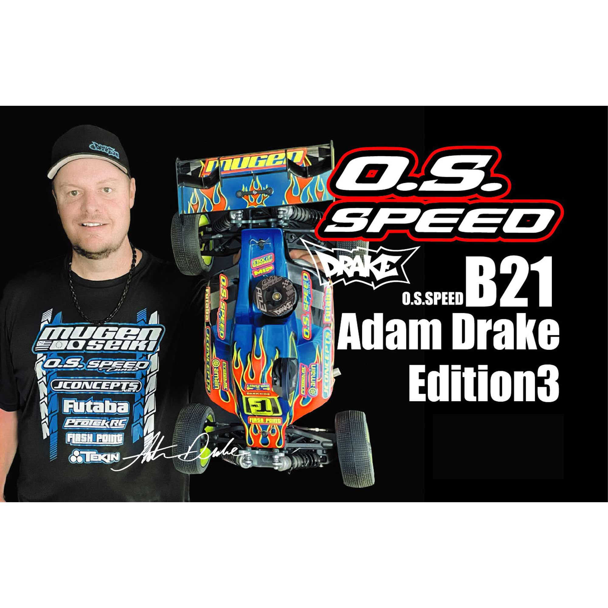 OS Engines O.S. Speed B21 Adam Drake Edition 3, 1/8 Buggy Engine