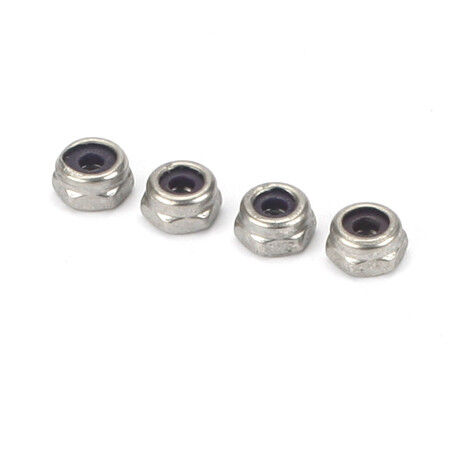 Dubro Products SS Nylon Lock Nuts, 6-32