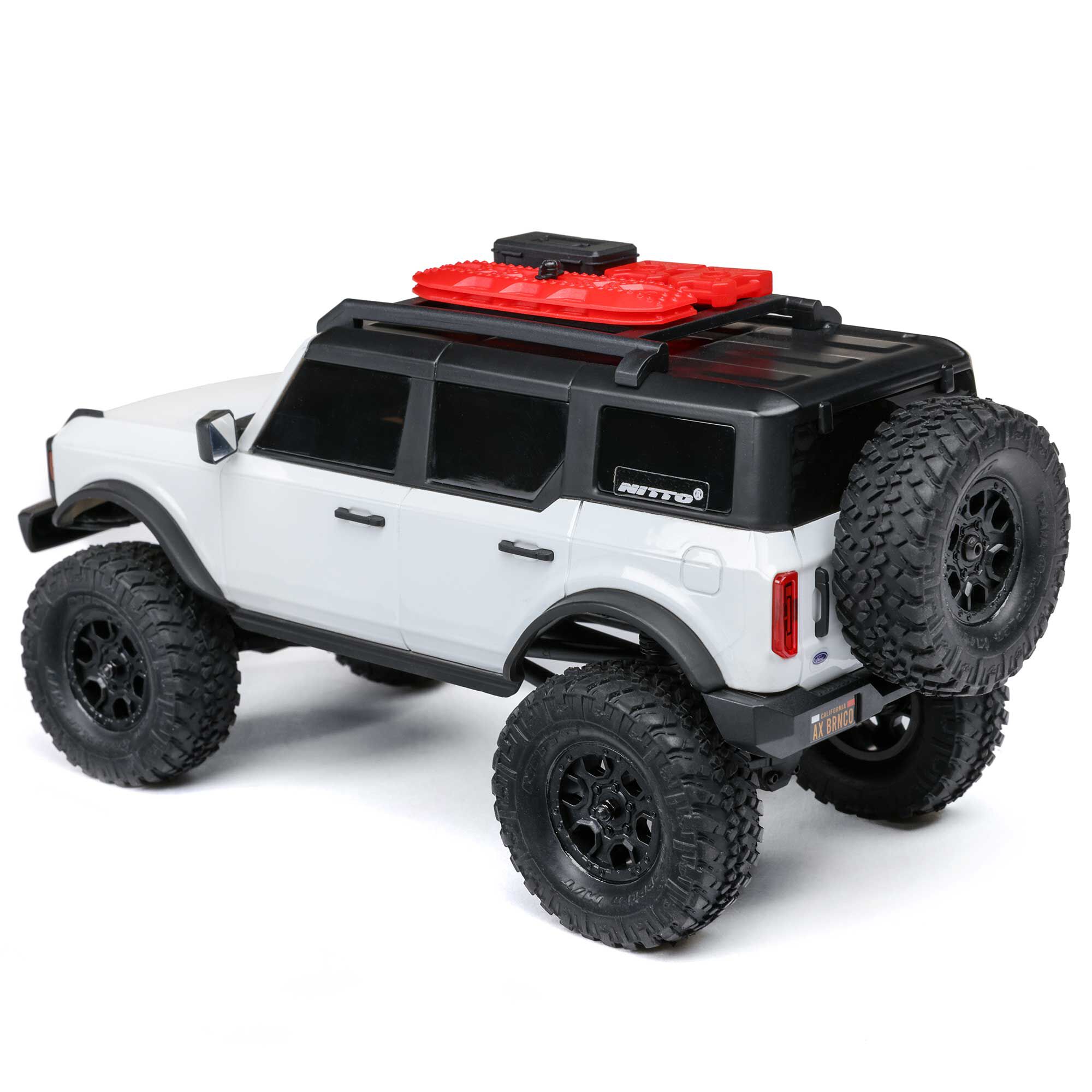 Axial 1/24 SCX24 Ford Bronco 4X4 RTR Brushed Rock Crawler (Battery & Charger Included), White