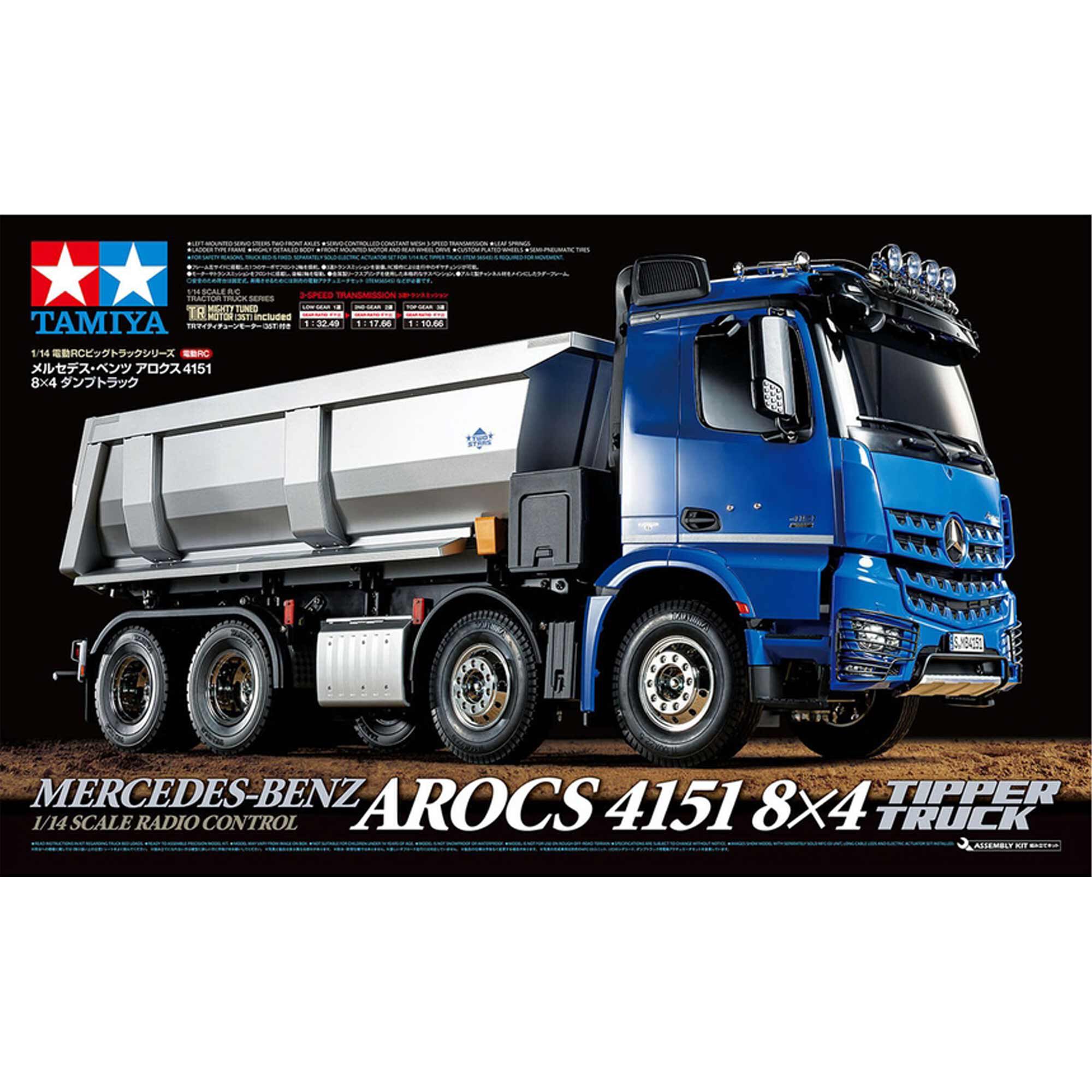 Tamiya 1/14 Mercedes-Benz Arocs 4151 8X4 Tipper Truck Kit