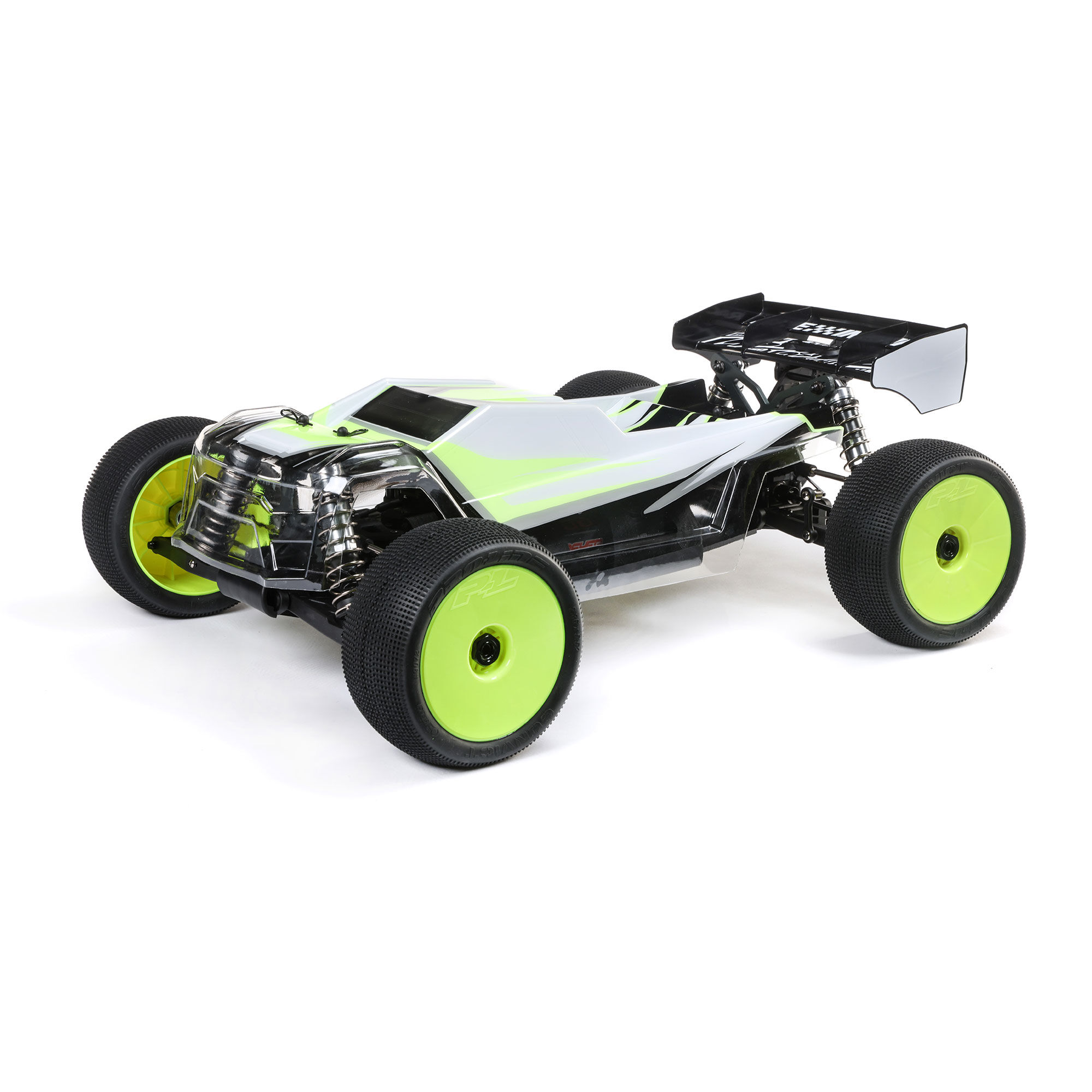 Losi 1/8 8IGHT-XTE 4S 4X4 RTR Brushless Race Truggy, Clear