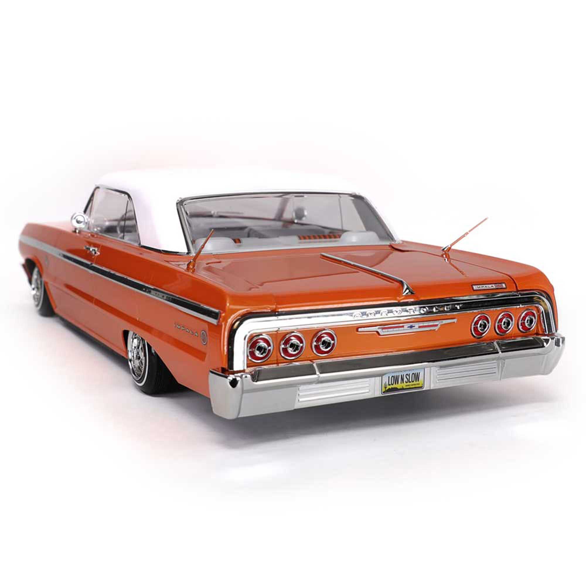 Redcat Racing 1/10 SixtyFour Chevrolet Impala Hopping Lowrider, Orange/White