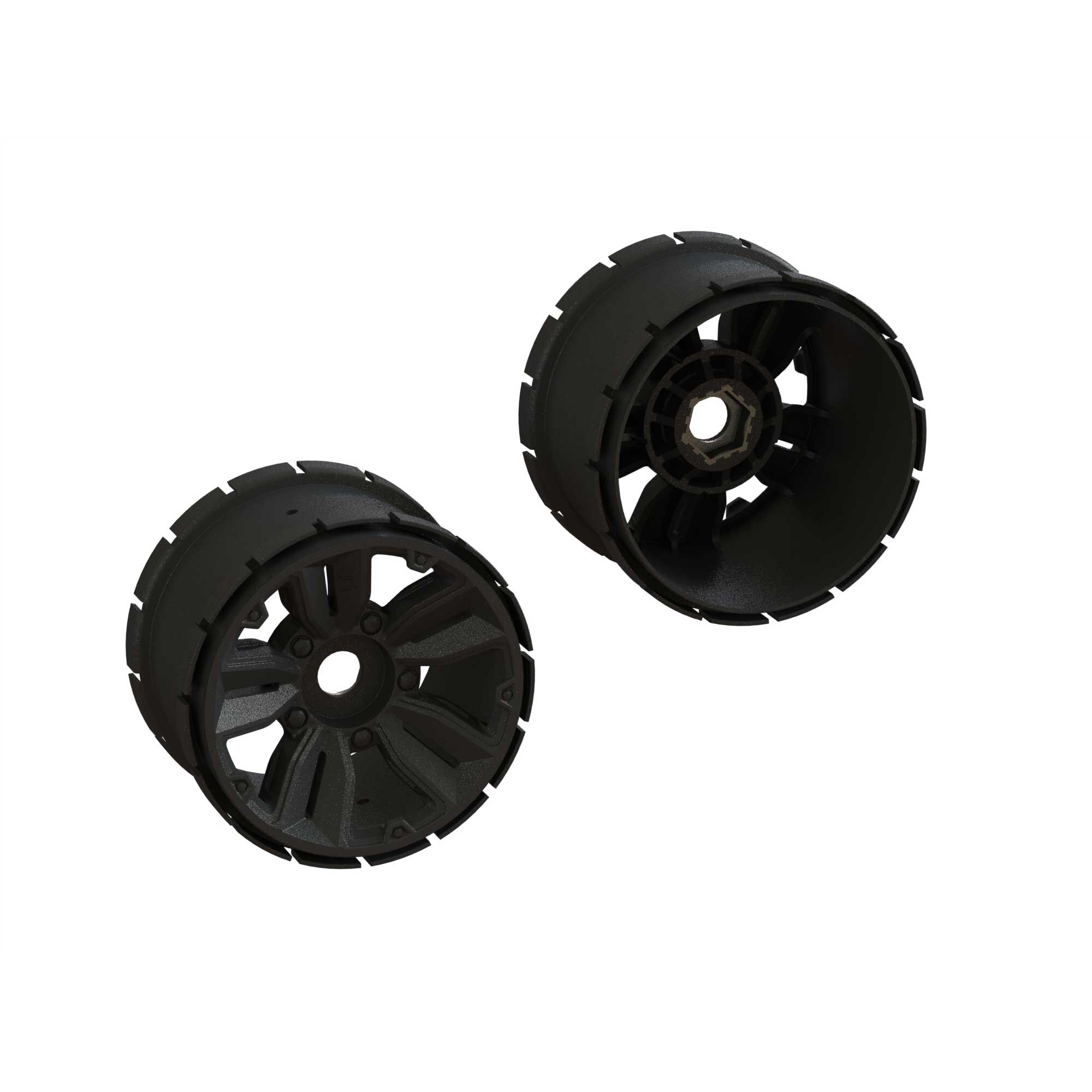 ARRMA MT Wheels, 4.9in 24mm Hex (2)
