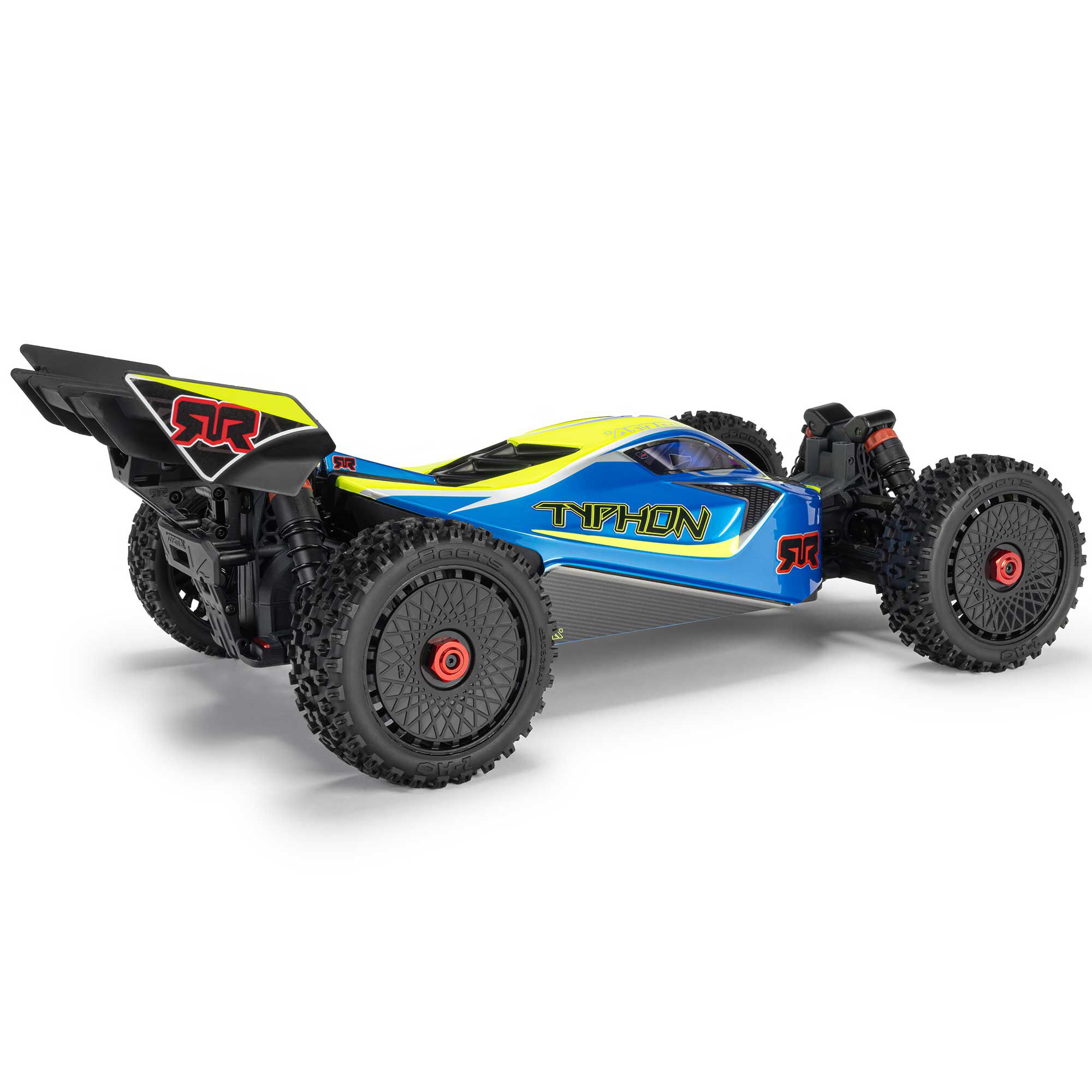 ARRMA 1/8 TYPHON MEGA 665 4X4 RTR Brushed Buggy, Blue