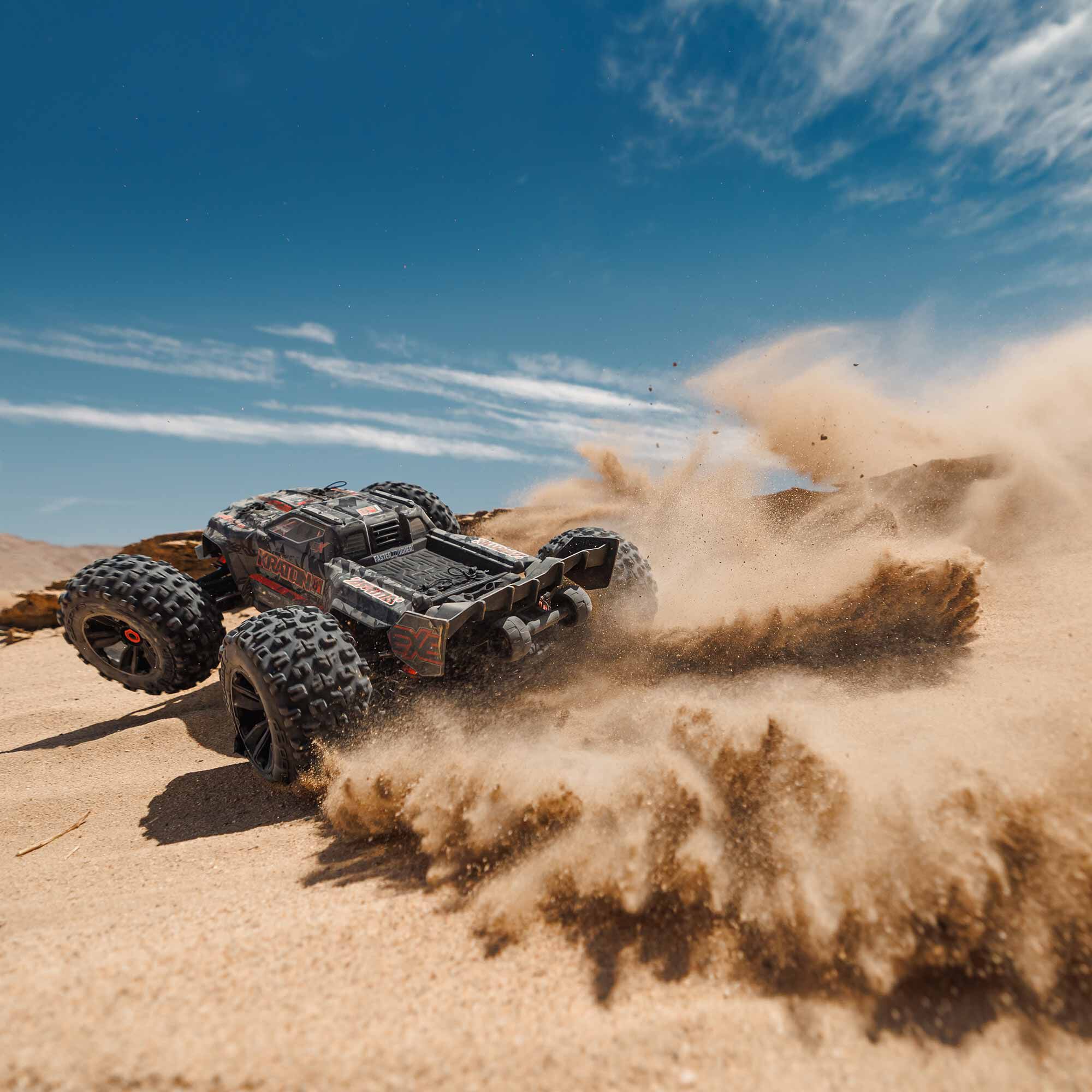 ARRMA 1/5 KRATON 8S EXB AVC 4X4 RTR Brushless Speed Truck, Black