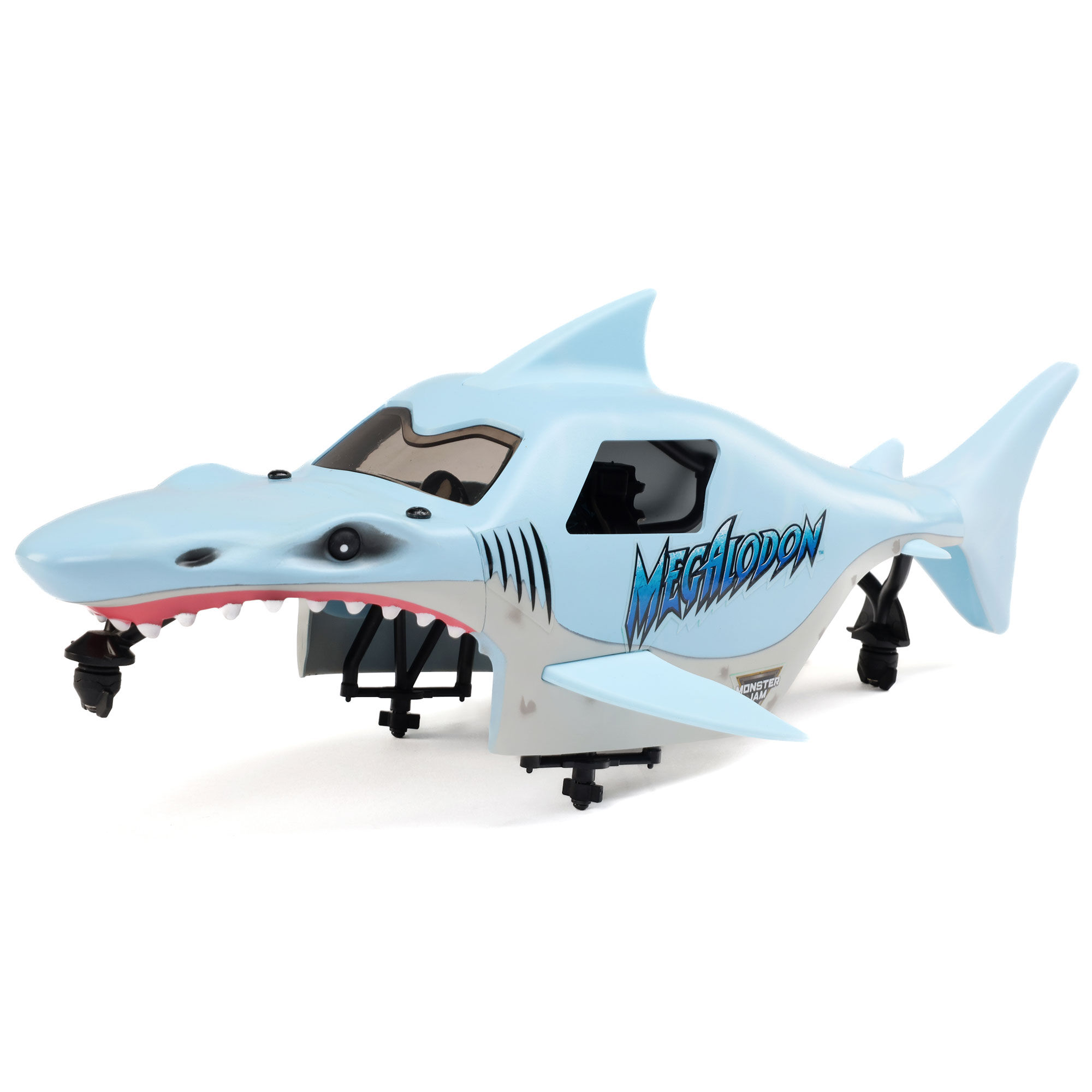 Losi 1/18 Mini LMT Megalodon 2S 4X4 RTR Brushed Monster Truck (Battery & Charger Included), Blue