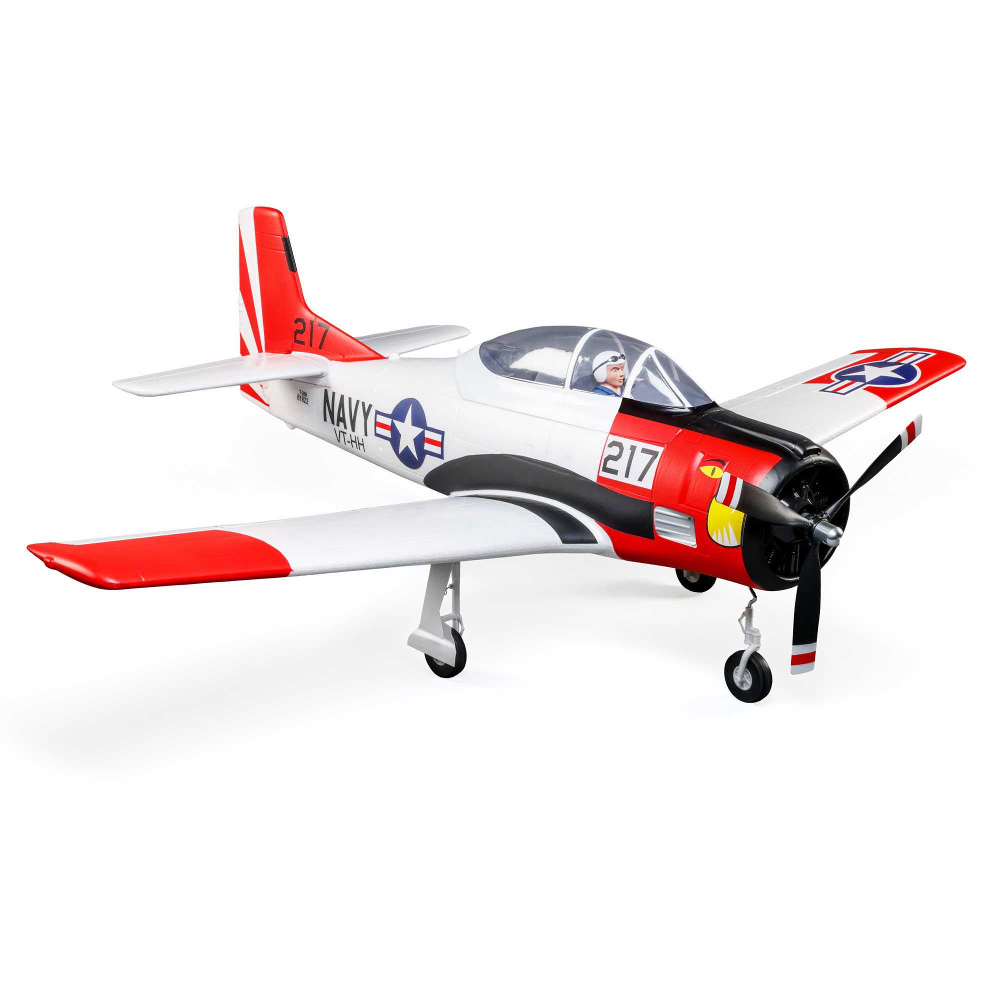 E-flite T-28 Trojan 1.2m BNF Basic with Smart