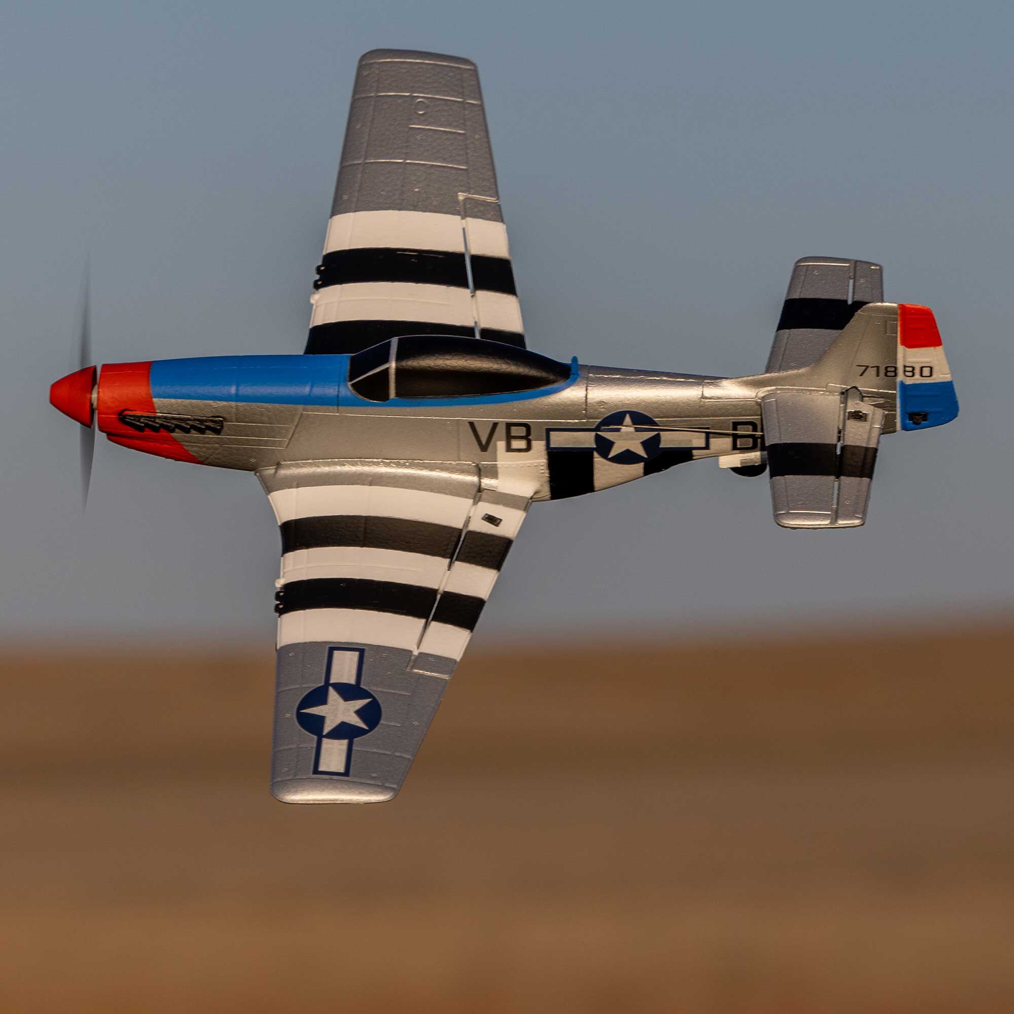 HobbyZone P-51D Mustang 450mm RTF with SAFE