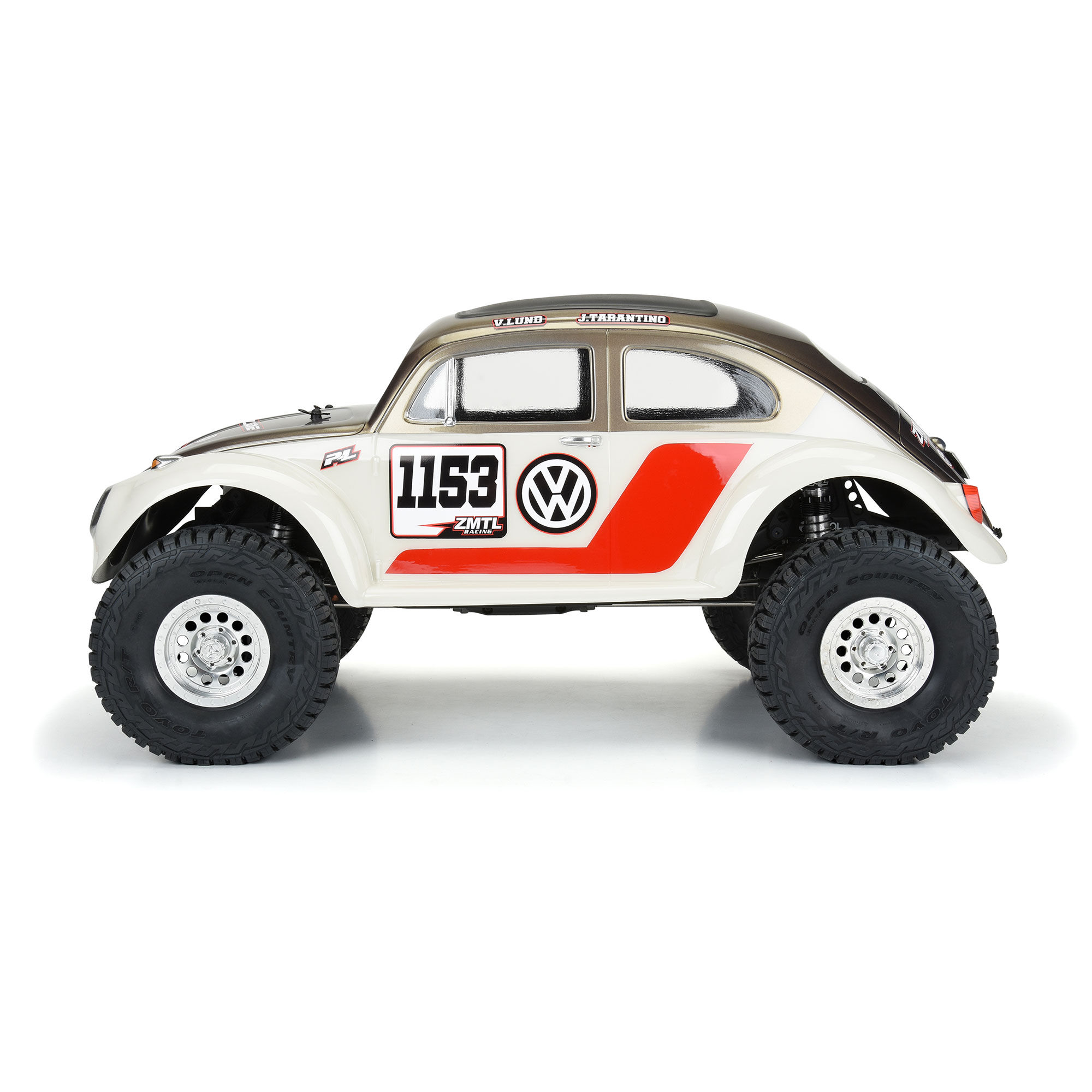 Pro-Line Racing 1/10 Volkswagen Beetle Clear Body 12.3" (313mm) Wheelbase Crawlers