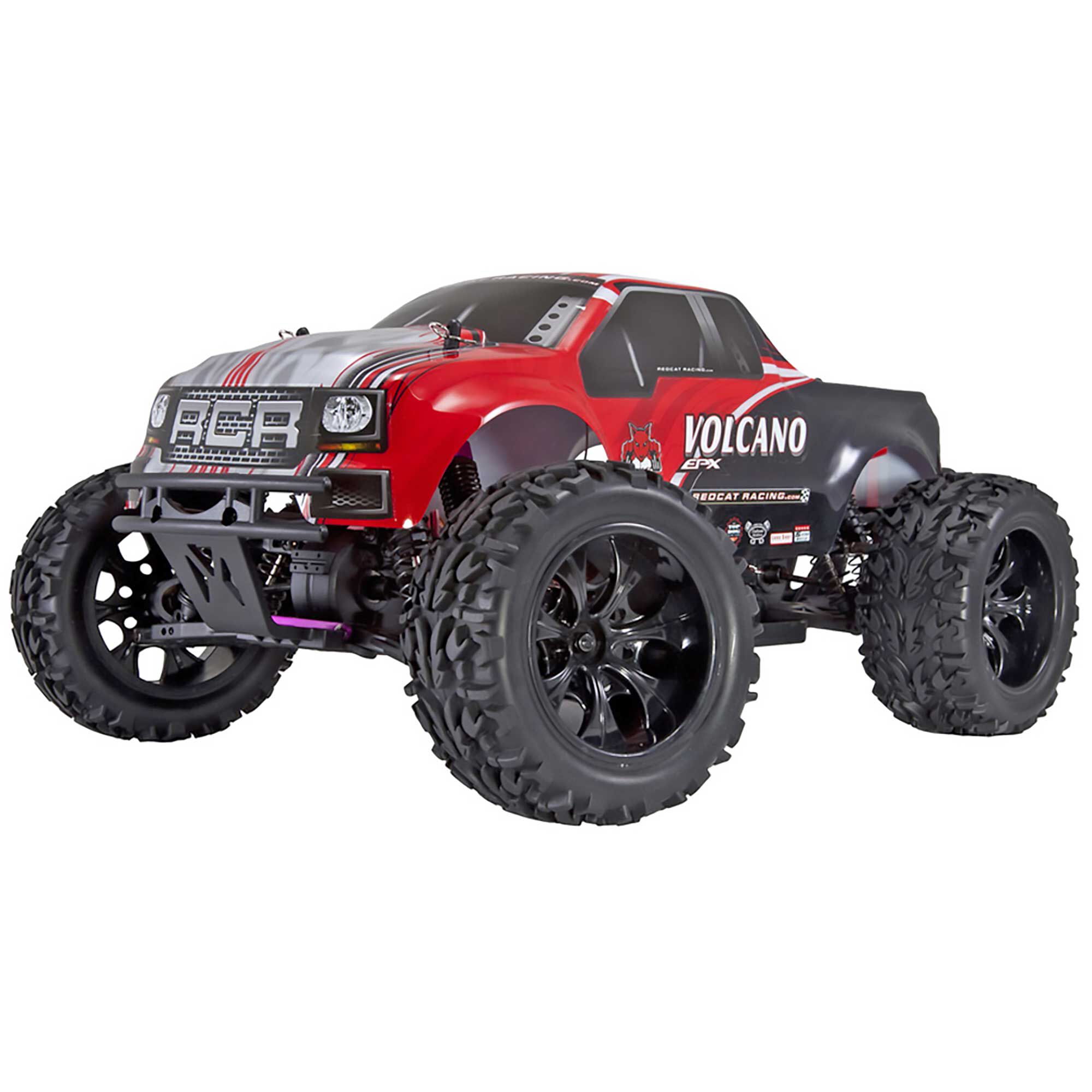 Redcat Racing 1/10 Volcano EPX 4WD Monster Truck Brushed RTR, Red