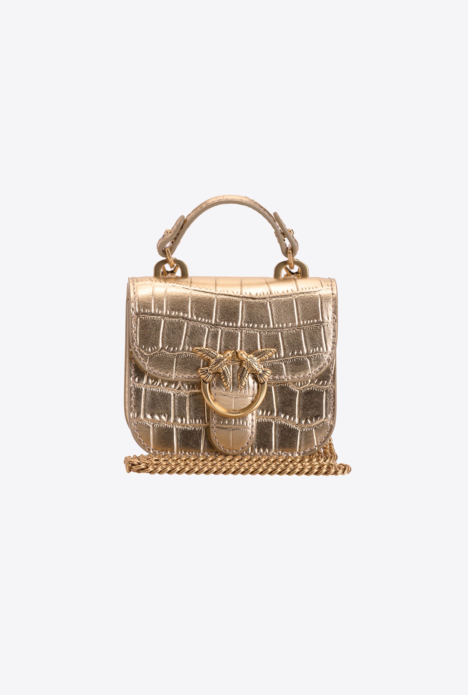 Micro Love Bag Bell Croco