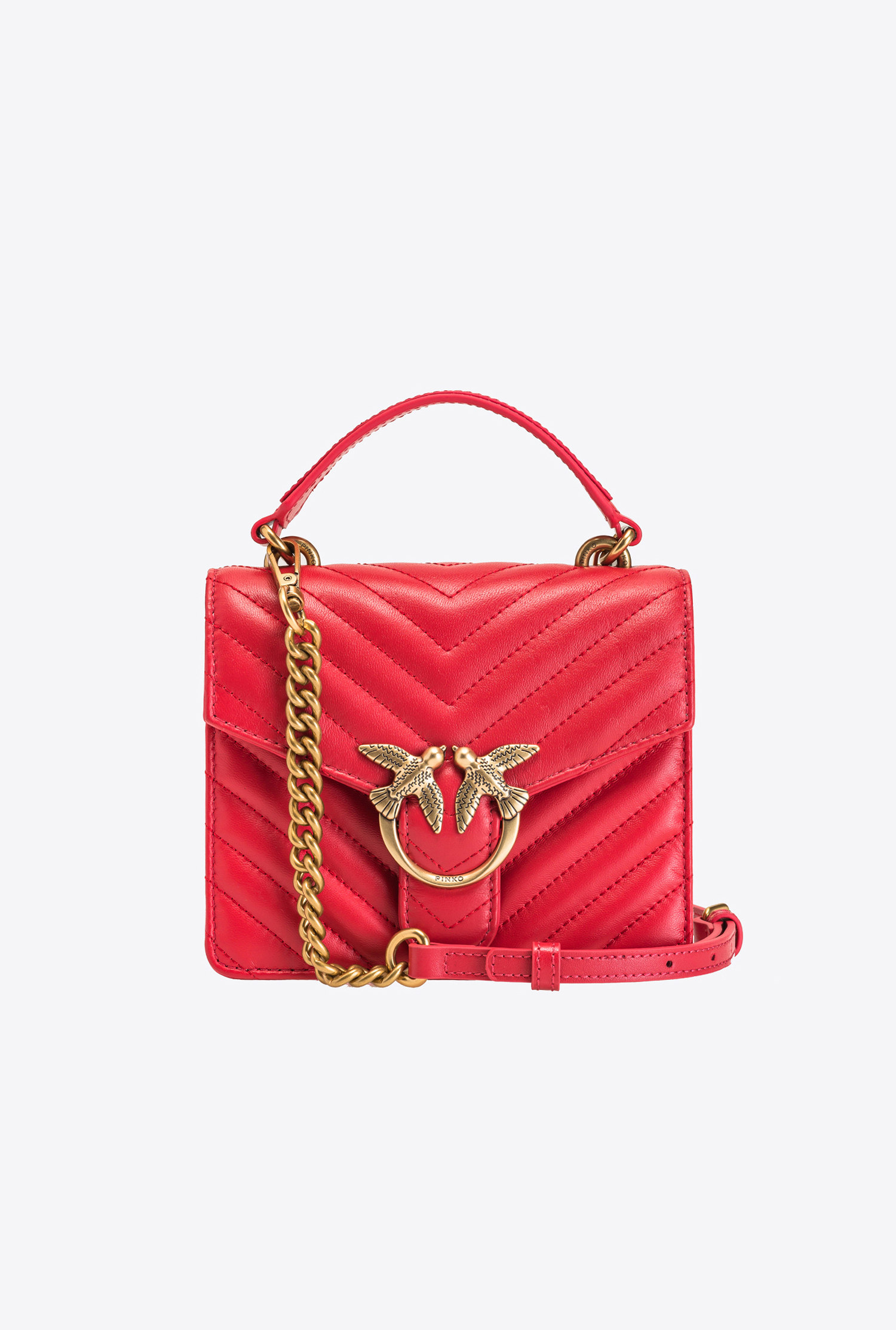 Mini Love Bag Top Handle V Quilt