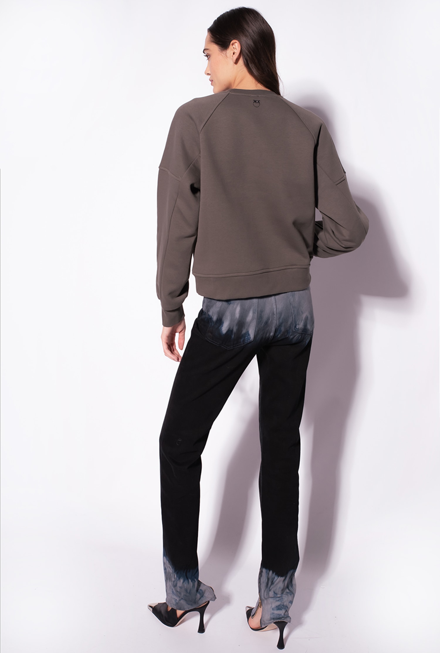 Skinny tie-dye jeans