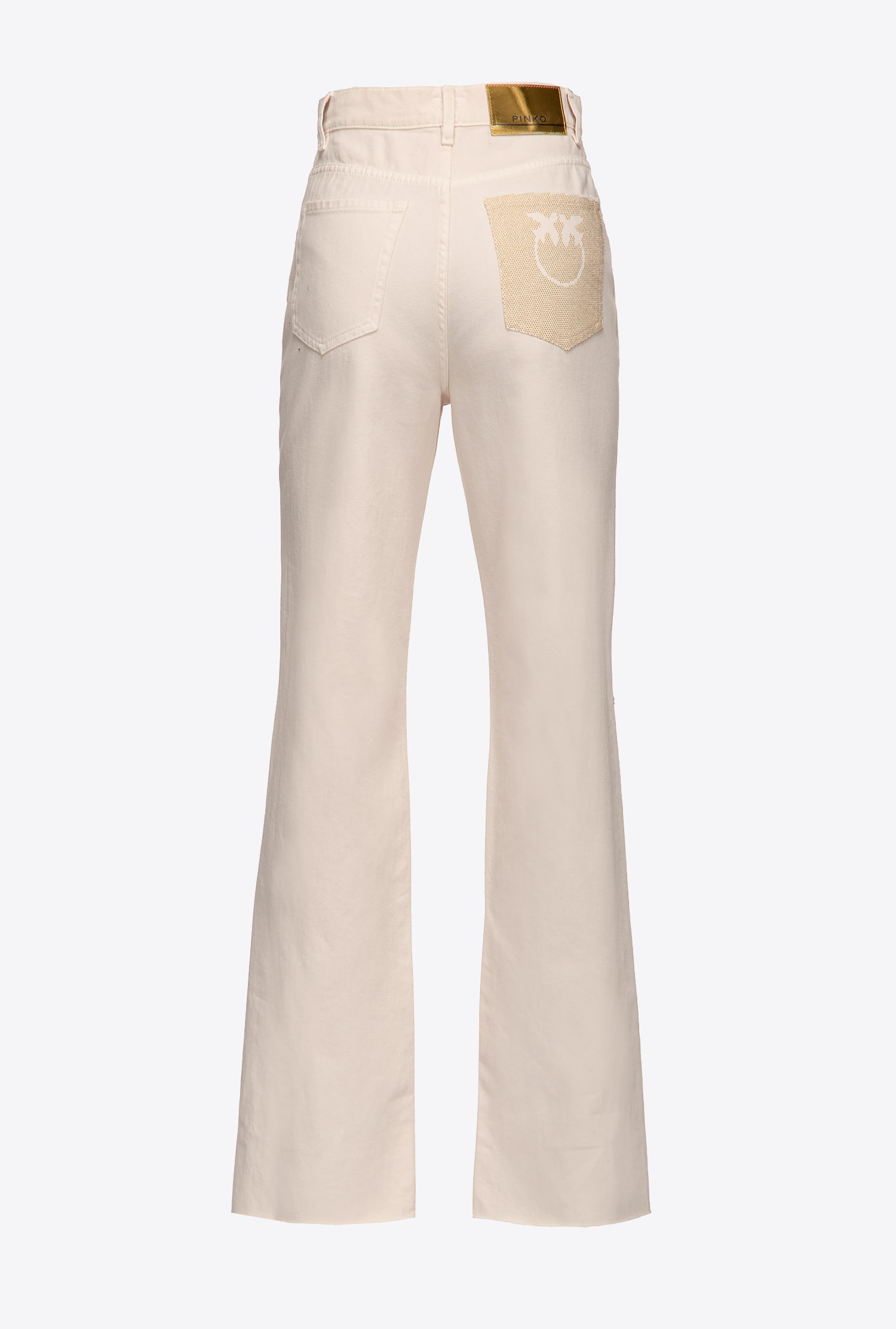 Wide-leg cotton bull trousers