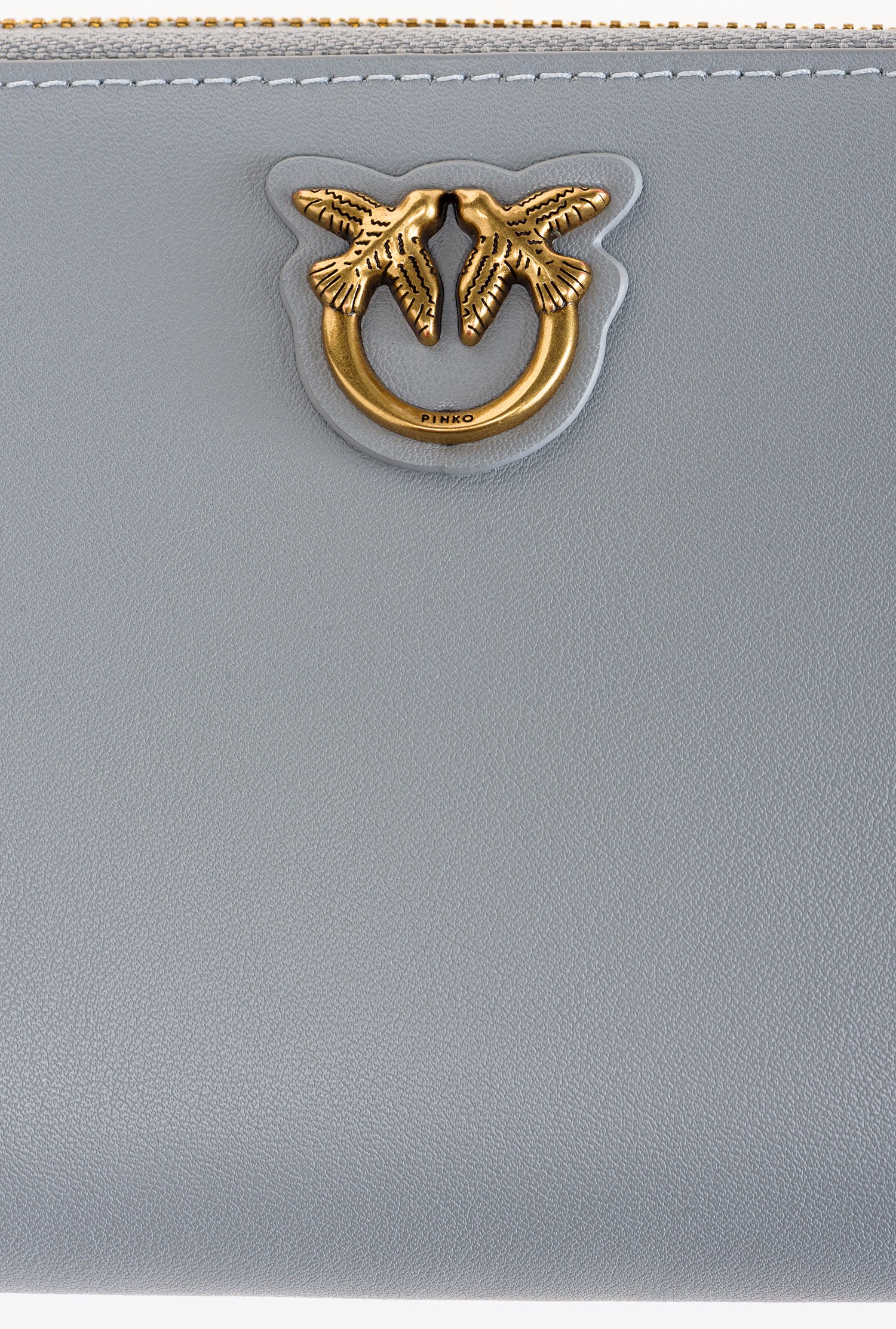 Zip-around leather purse