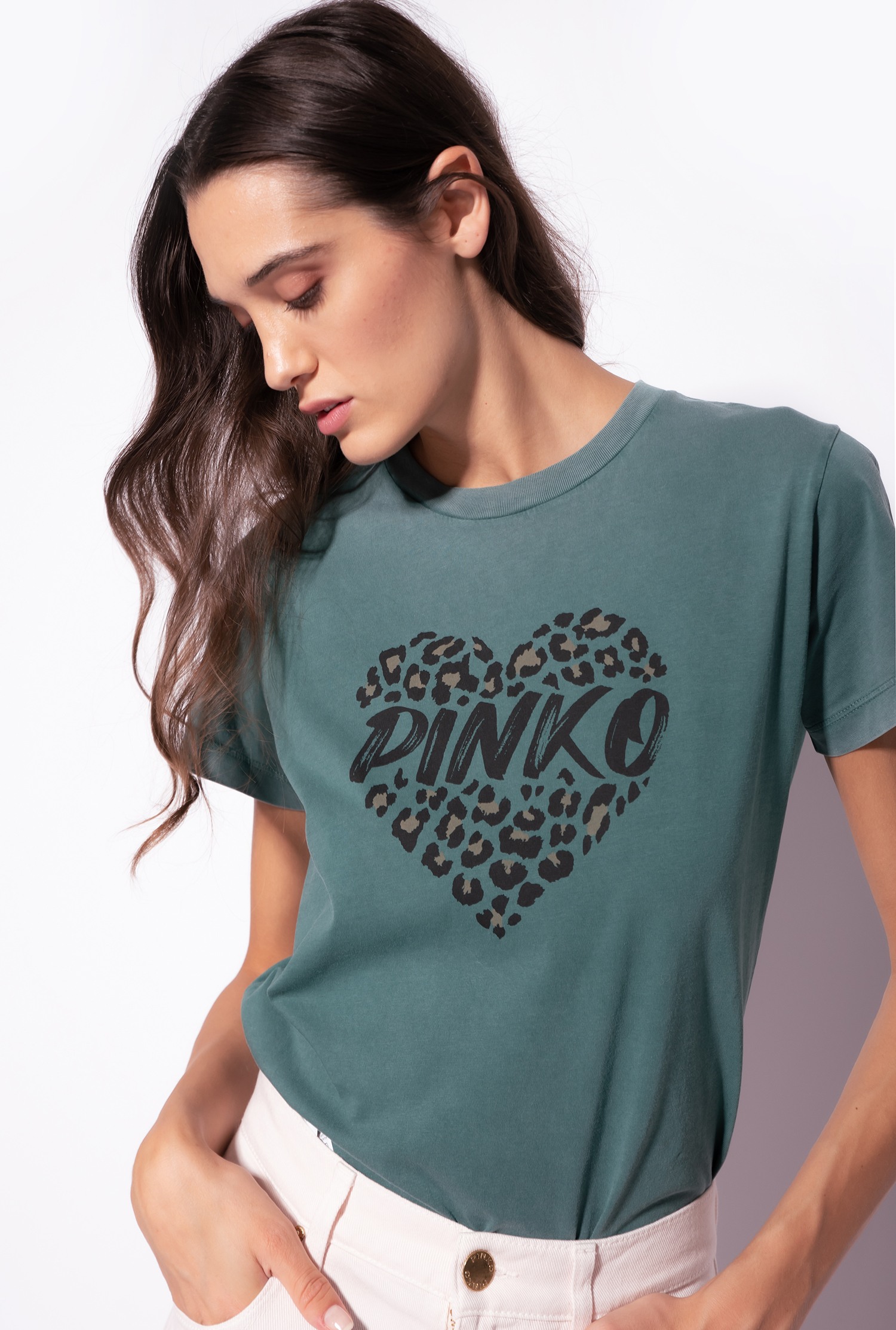 T-shirt with spotted heart